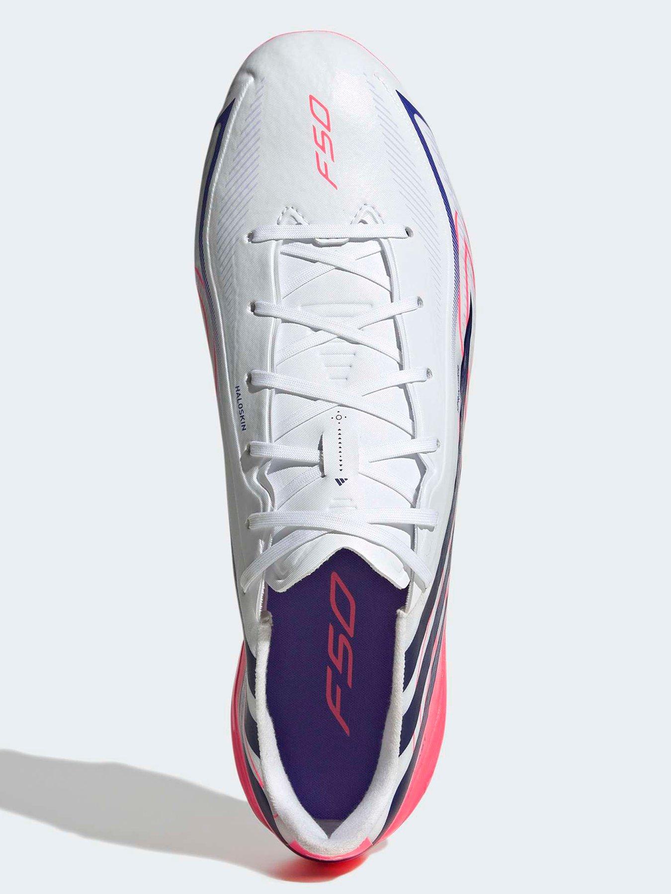 Image 4 of 7 of adidas Mens F50 Hyperfast League Soft Ground Football Boots - White