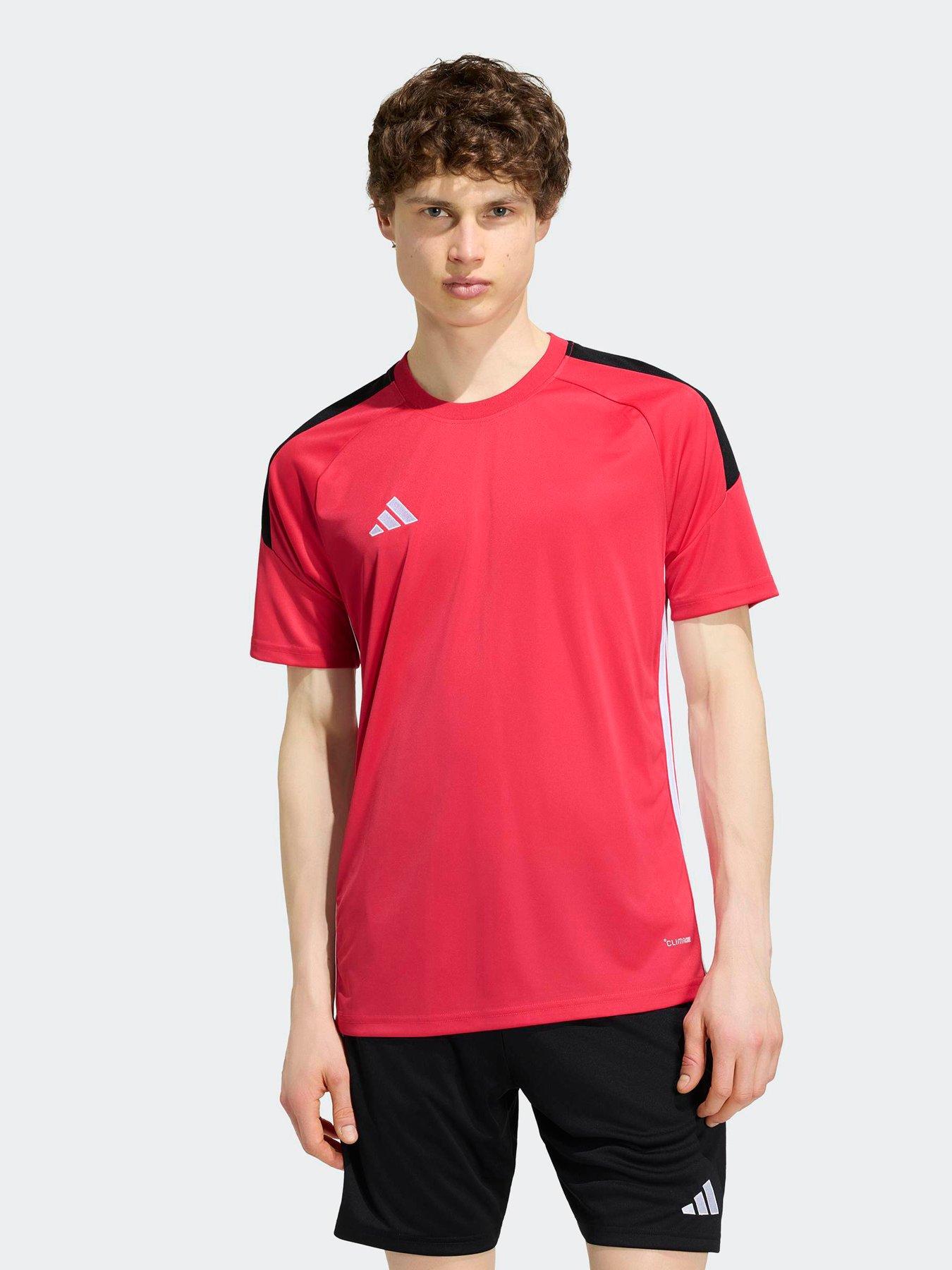 Image 1 of 5 of adidas Mens Football Tiro Essentials Jersey - Pink