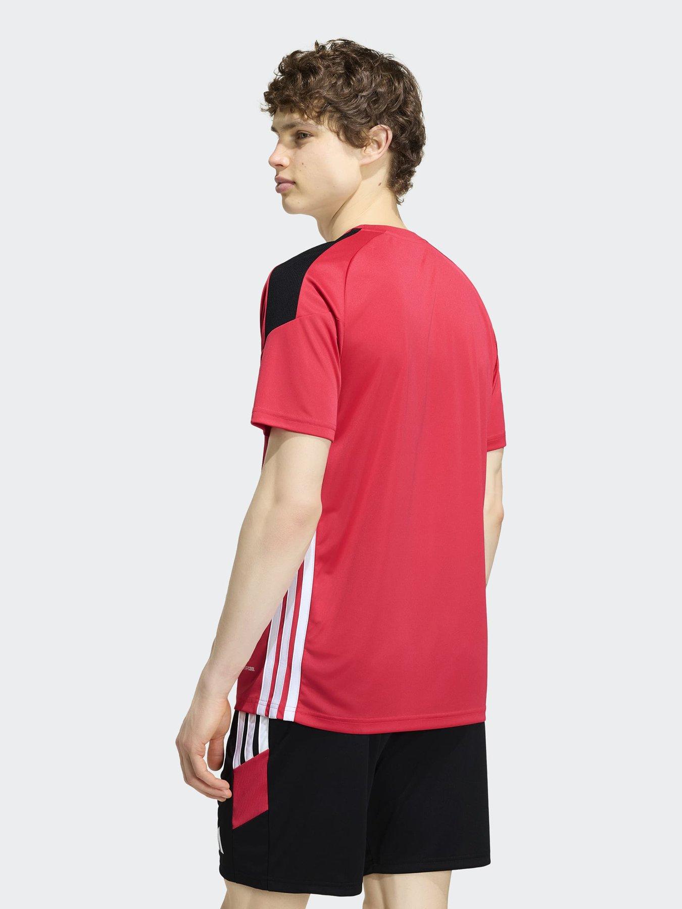 Image 2 of 5 of adidas Mens Football Tiro Essentials Jersey - Pink