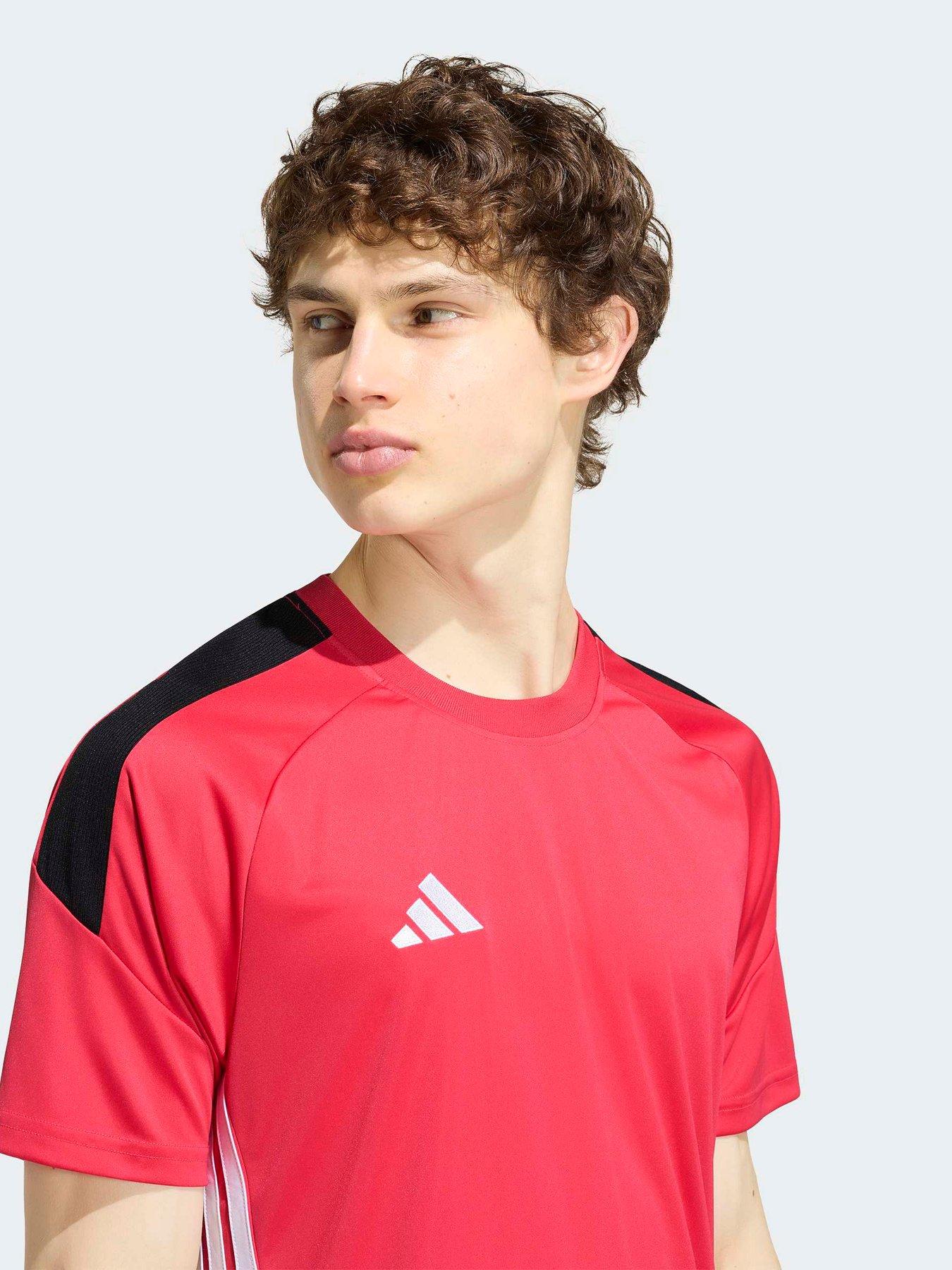 Image 4 of 5 of adidas Mens Football Tiro Essentials Jersey - Pink