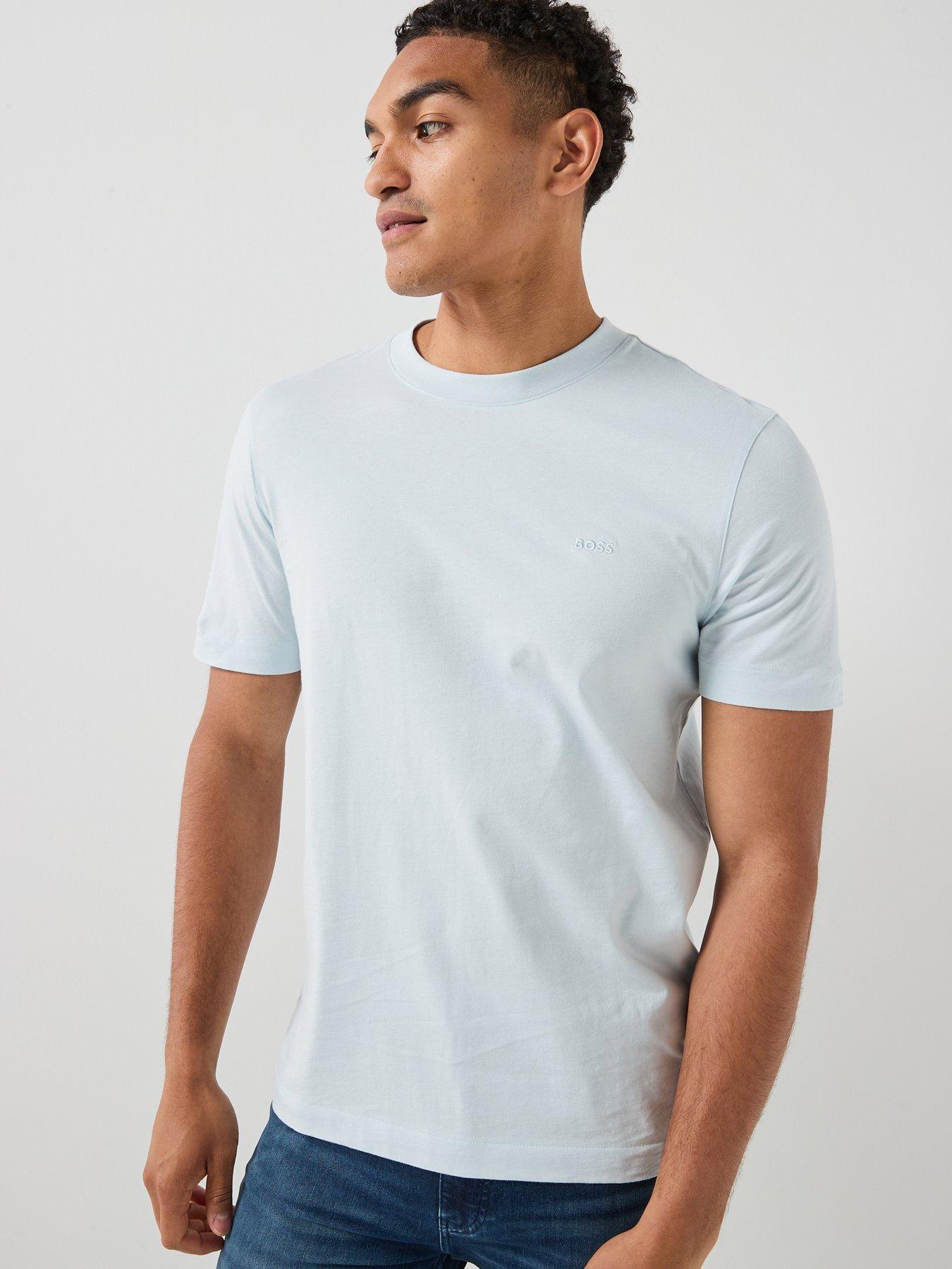 BOSS Small Left Chest Logo T-Shirt - Blue