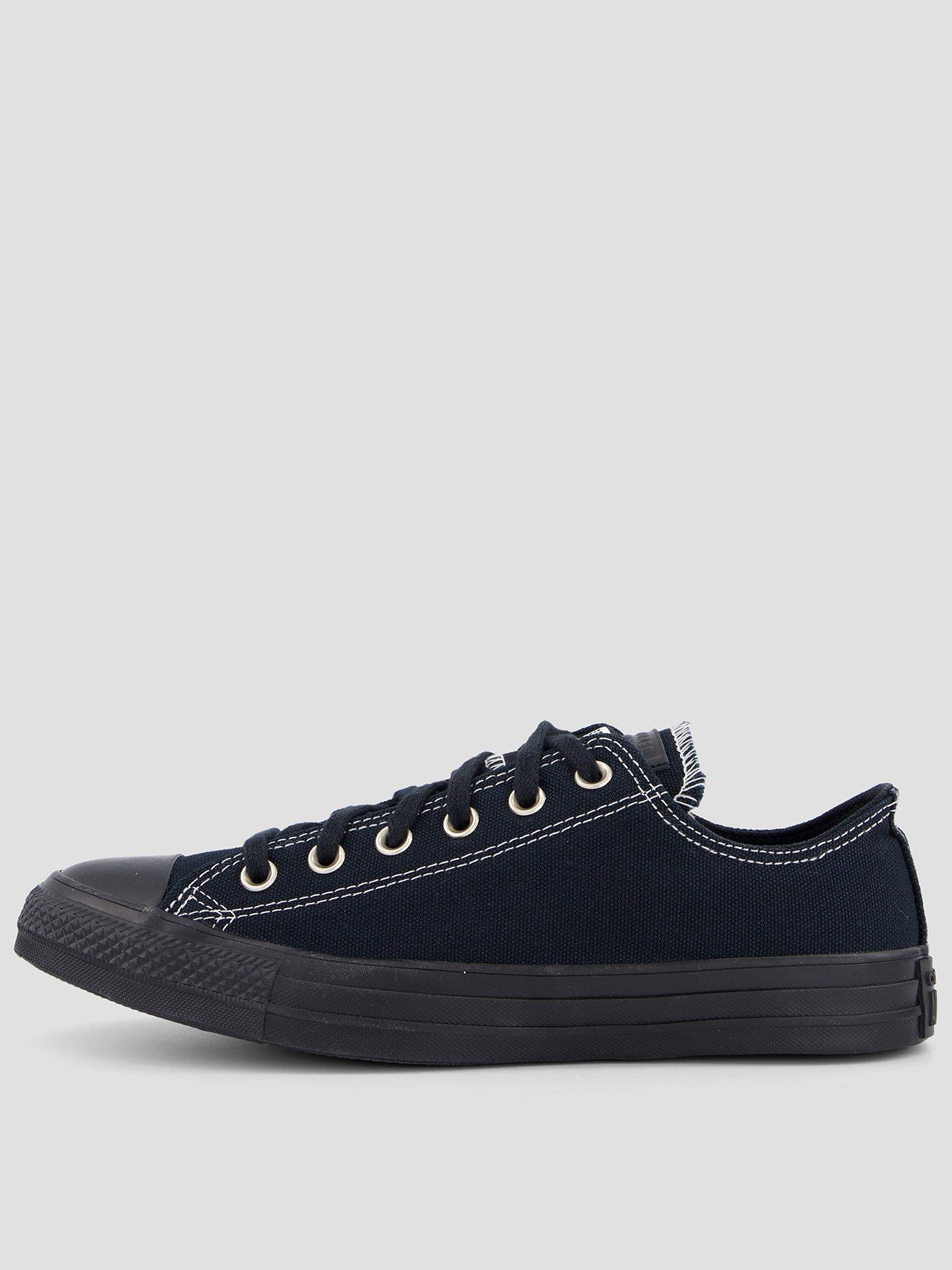 Image 1 of 6 of Converse Unisex Black Outsole Chuck Taylor All Star Trainers - Black