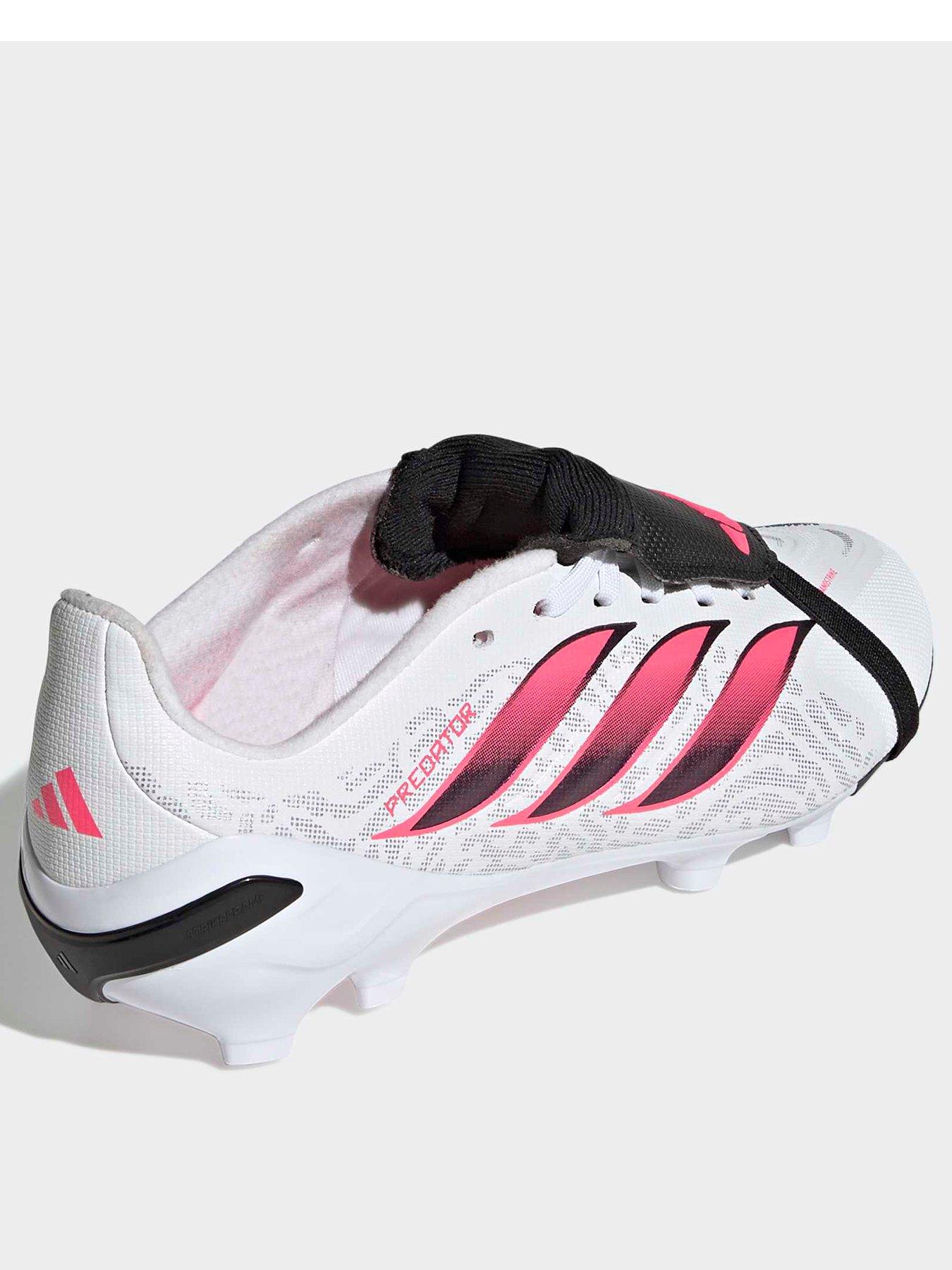 Image 3 of 6 of adidas Junior Predator League Folded Tongue Firm Ground Football Boots - White