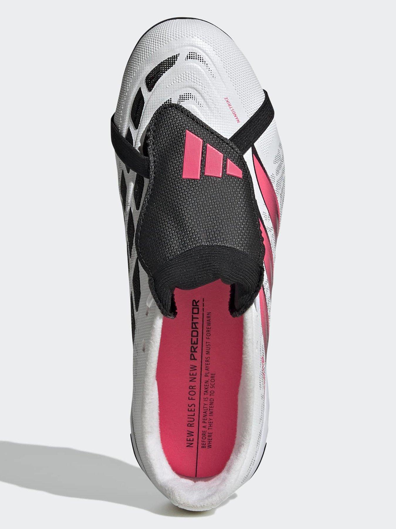 Image 4 of 6 of adidas Junior Predator League Folded Tongue Firm Ground Football Boots - White