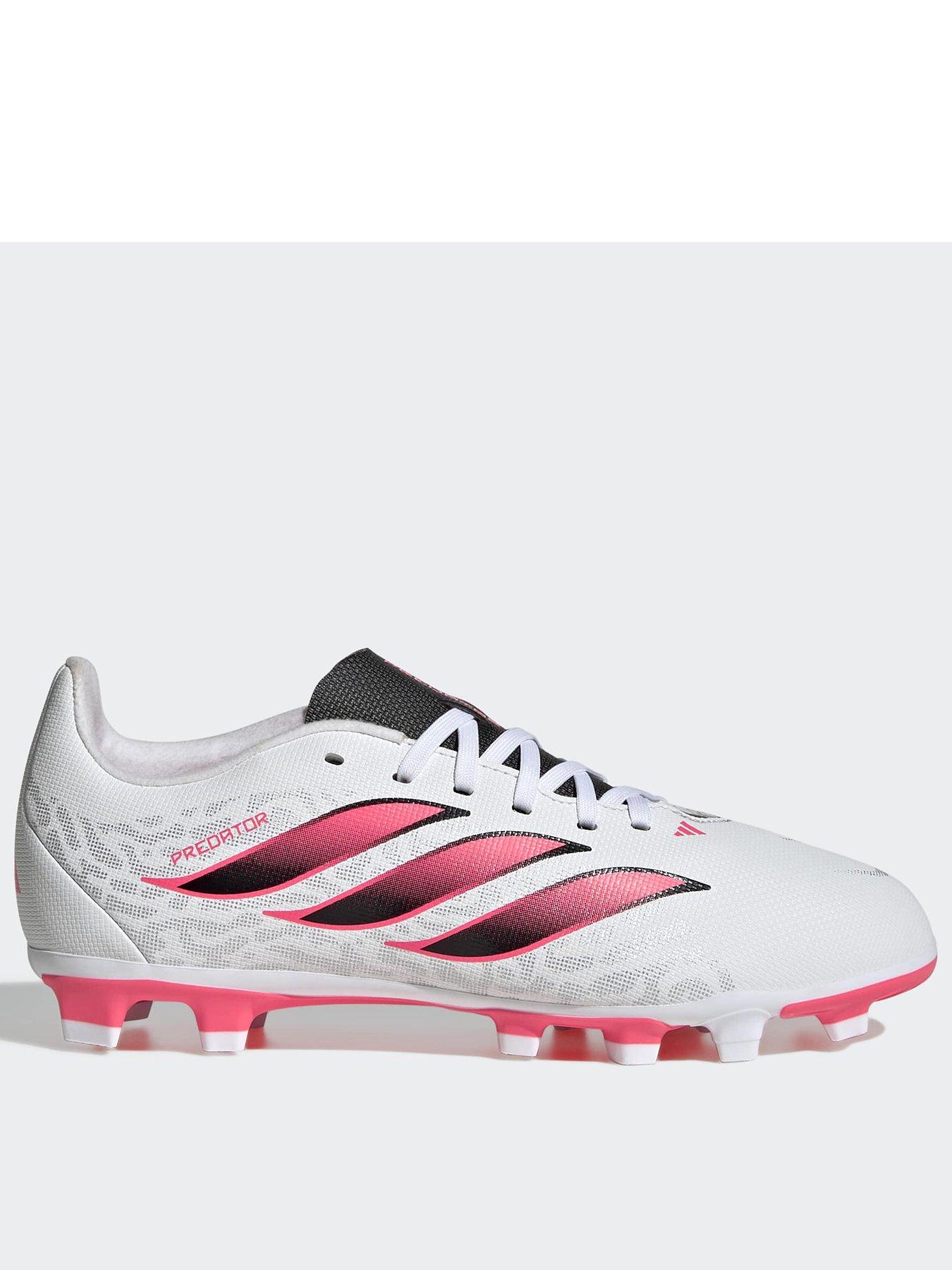 adidas Junior Predator Club Firm Ground Football Boots - White