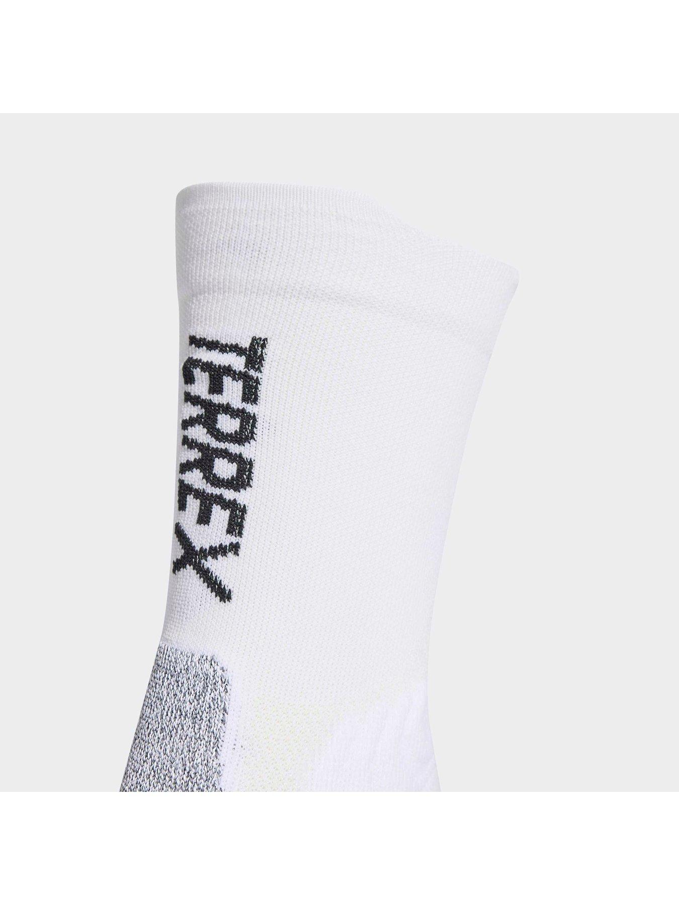 Image 4 of 4 of adidas Terrex Unisex Terrex Xperior Trail Crew Socks - White
