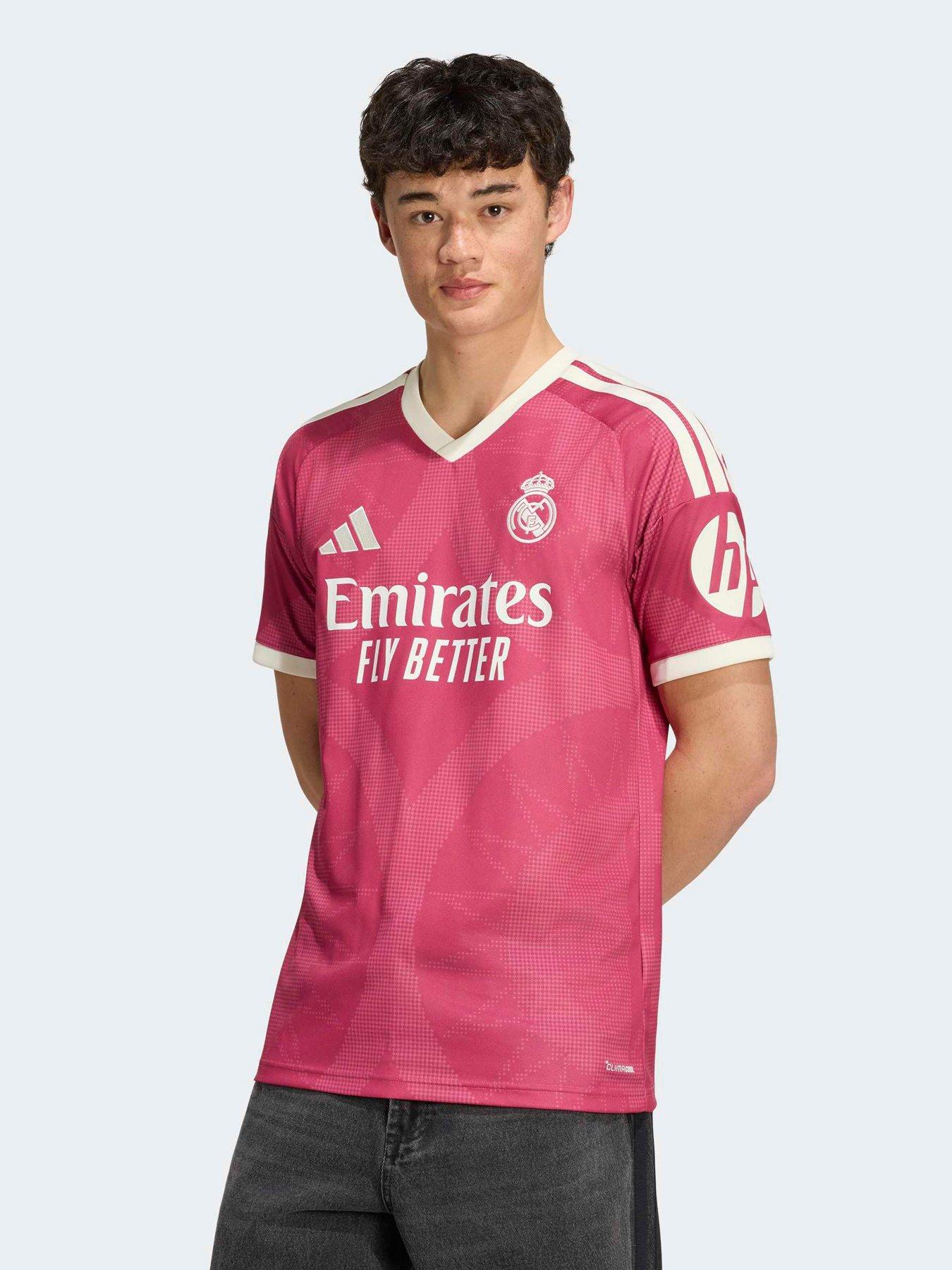adidas Mens Real Madrid 26/27 Third Stadium Replica Shirt - Pink