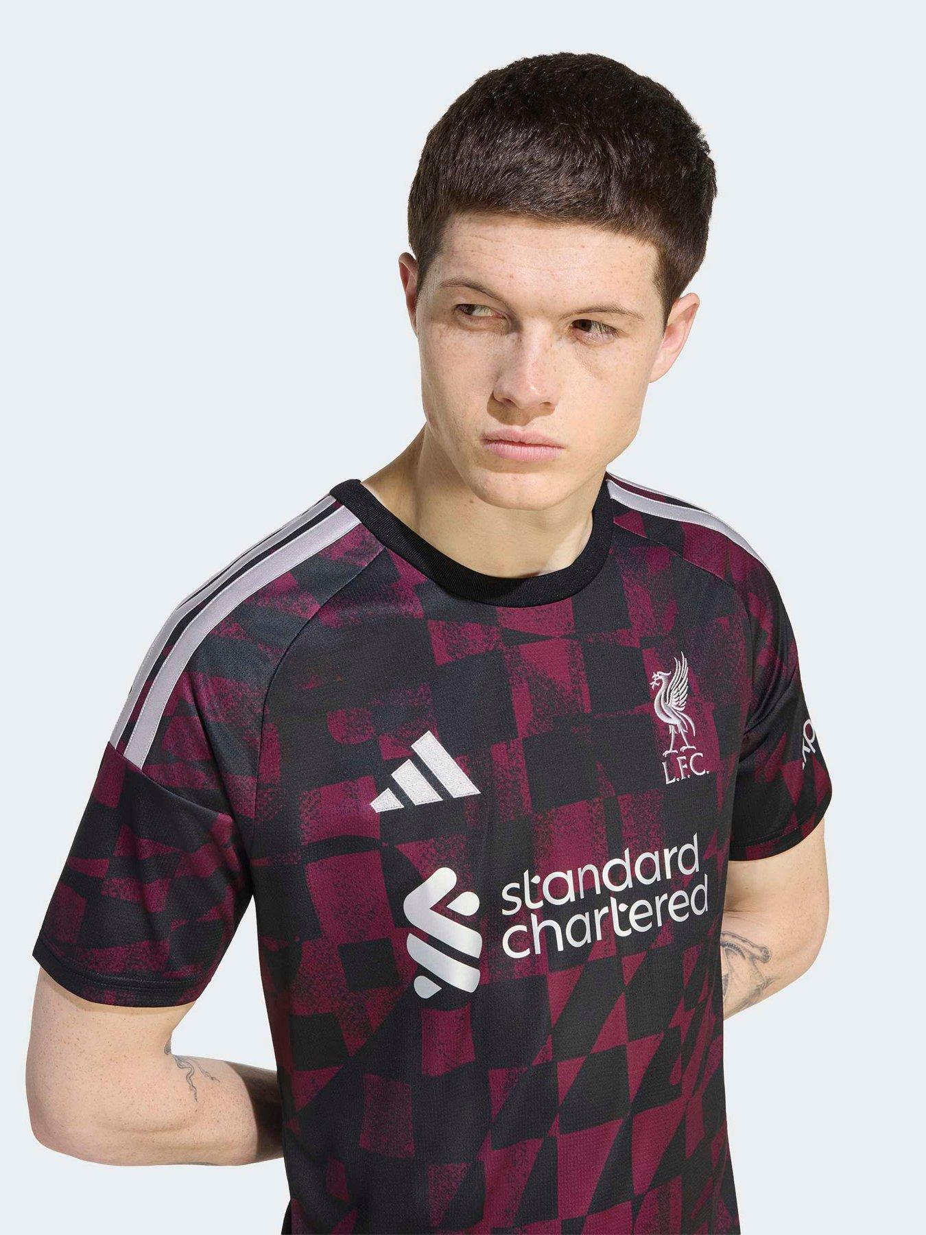 Image 4 of 5 of adidas Mens Liverpool Fc 26/27 Third Stadium Replica Shirt - Black