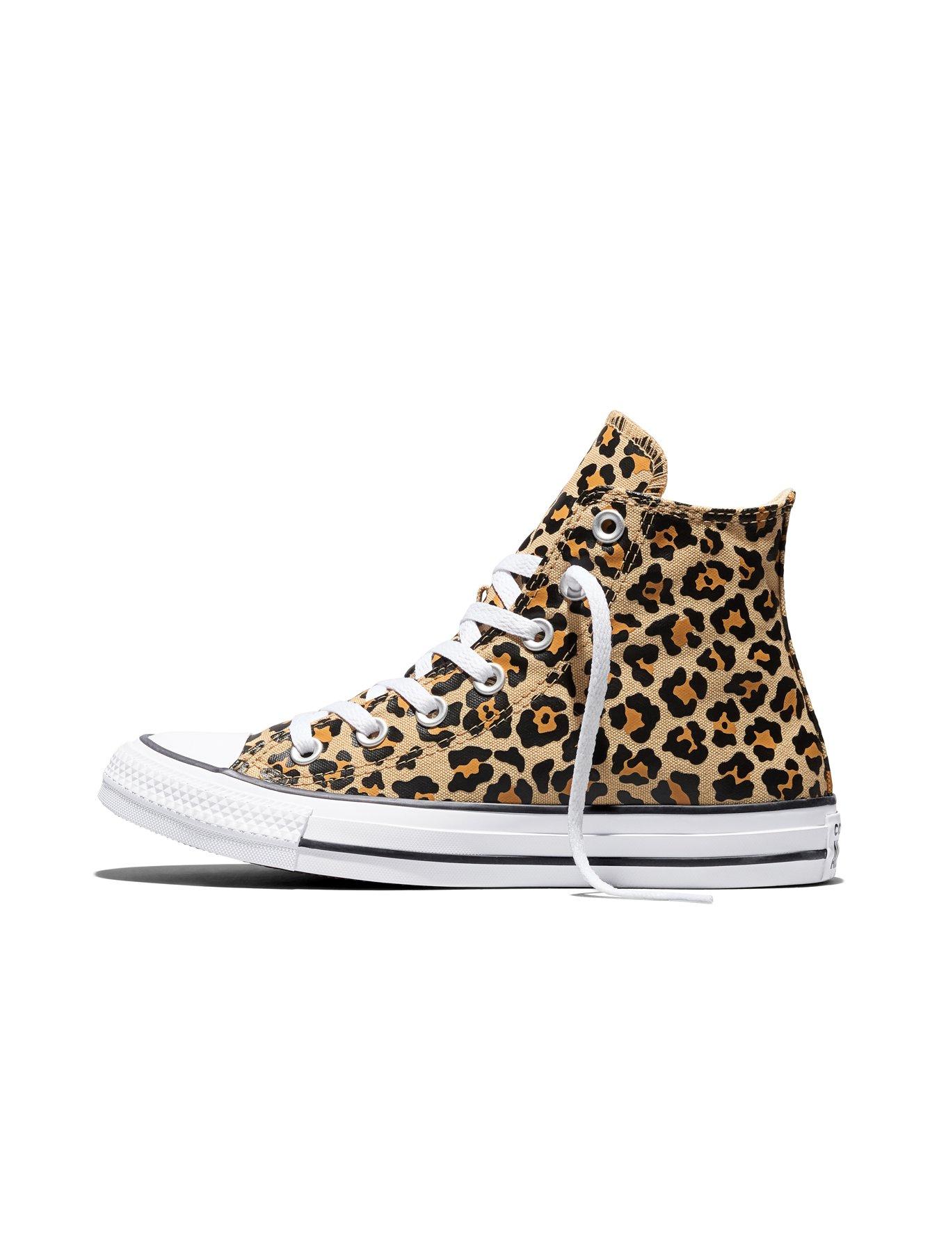 Image 5 of 5 of Converse Womens Chuck Taylor All Star Hi Animal Trainers - Brown