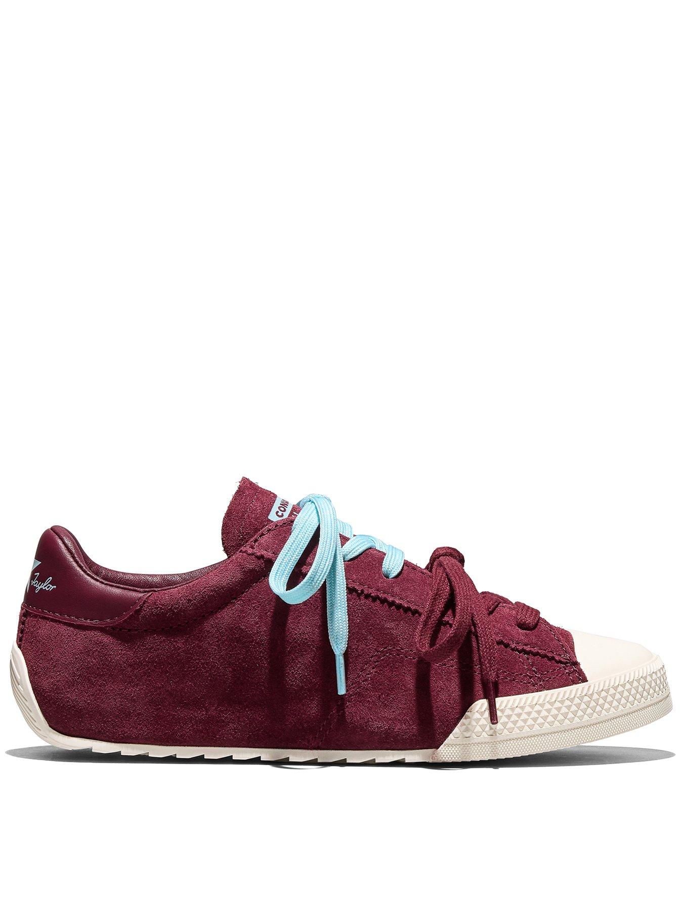 Converse Womens Chuck Taylor Lo-Top Ox Trainers - Burgundy