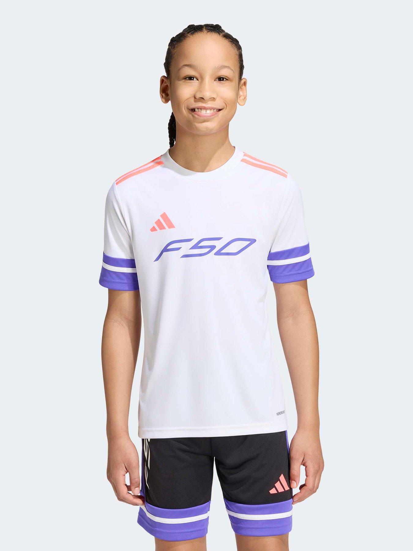 Image 1 of 4 of adidas Junior Football F50 Jersey - White