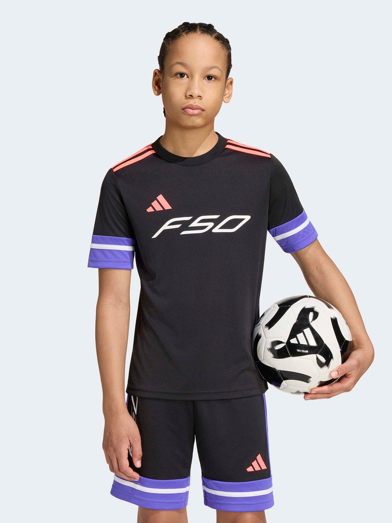 adidas Junior Football F50 Jersey - Black