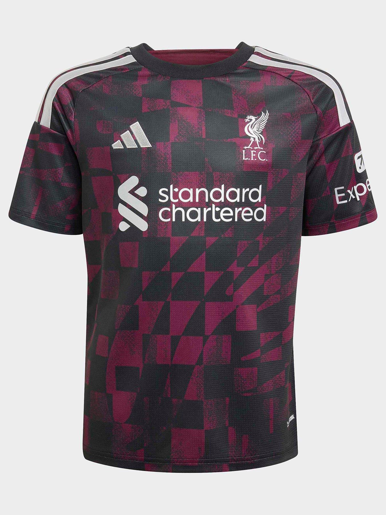 Image 2 of 6 of adidas Junior Liverpool Fc 26/27 Third Staidum Replica Shirt - Black