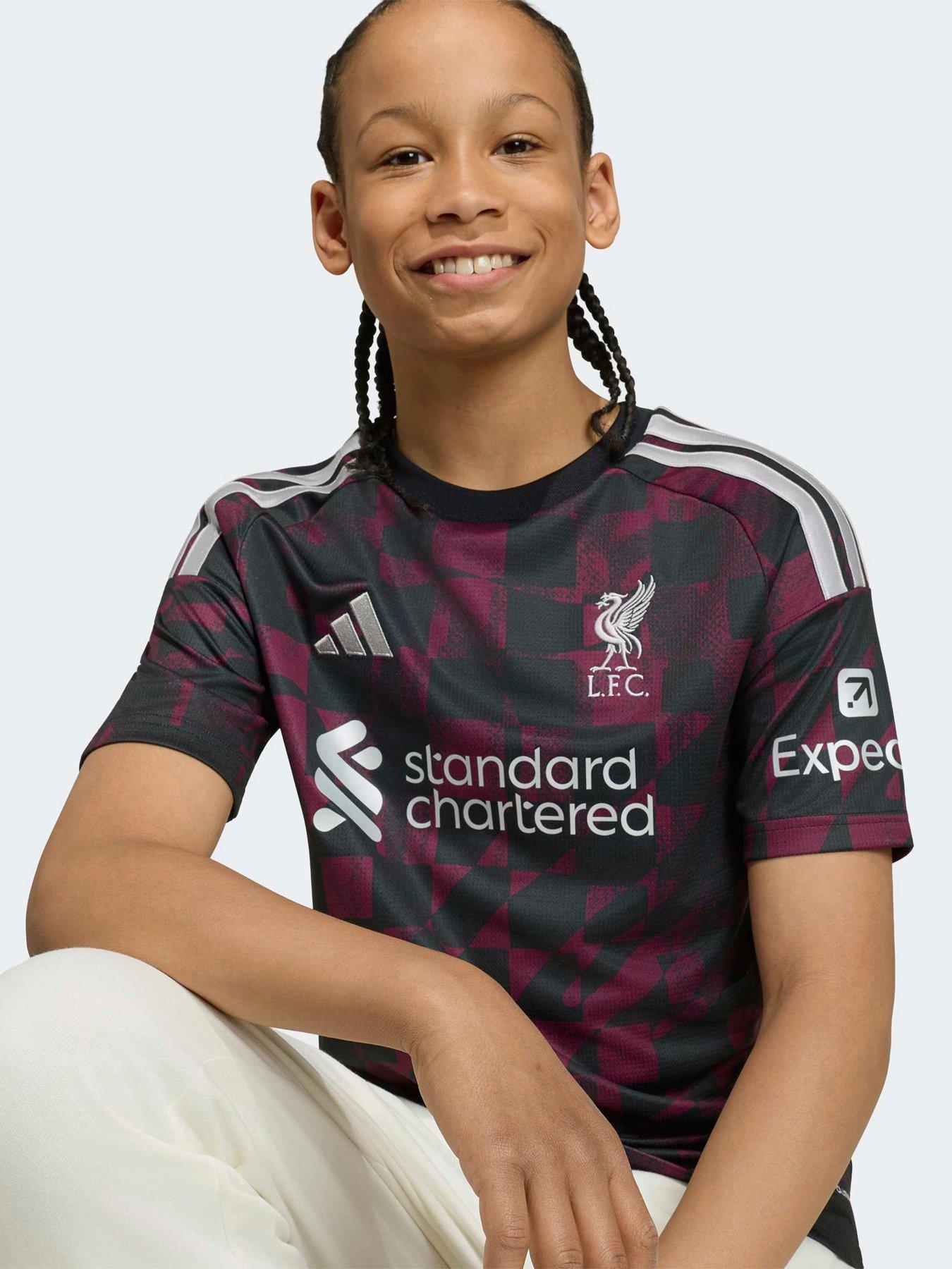 Image 6 of 6 of adidas Junior Liverpool Fc 26/27 Third Staidum Replica Shirt - Black
