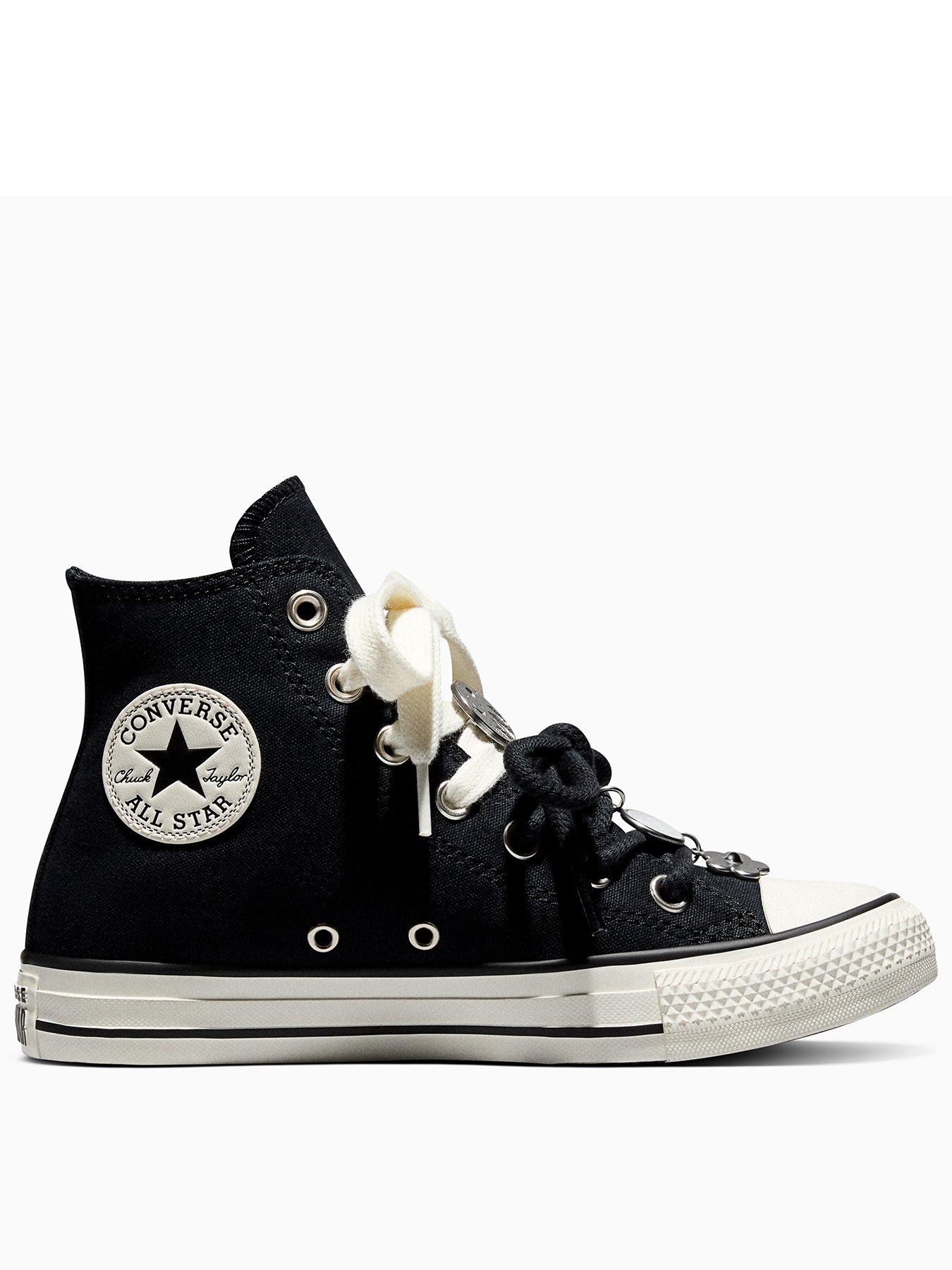 Image 1 of 5 of Converse Womens Chuck Taylor All Star Hi Portable Heirloom Trainers - Black