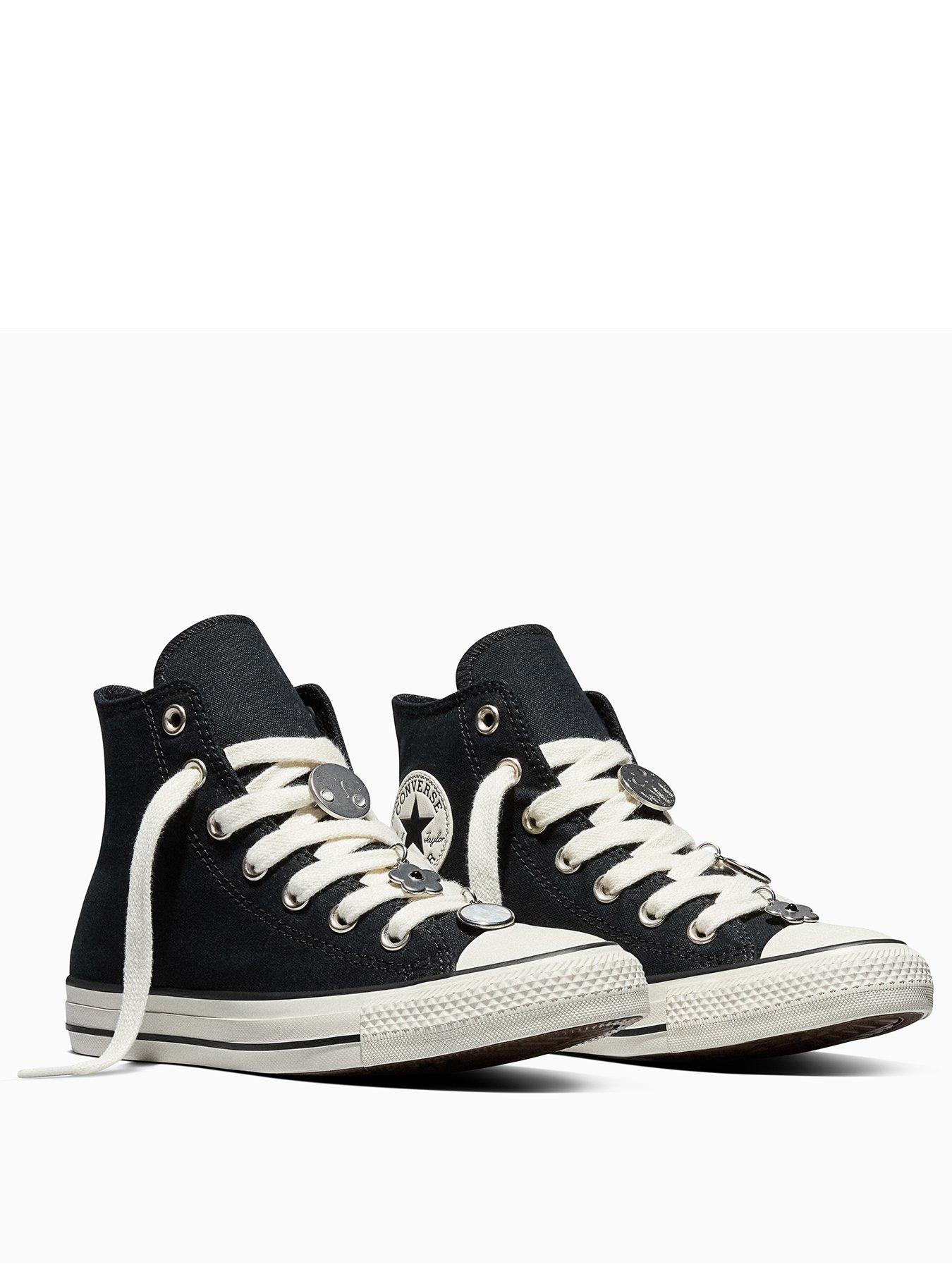 Image 2 of 5 of Converse Womens Chuck Taylor All Star Hi Portable Heirloom Trainers - Black
