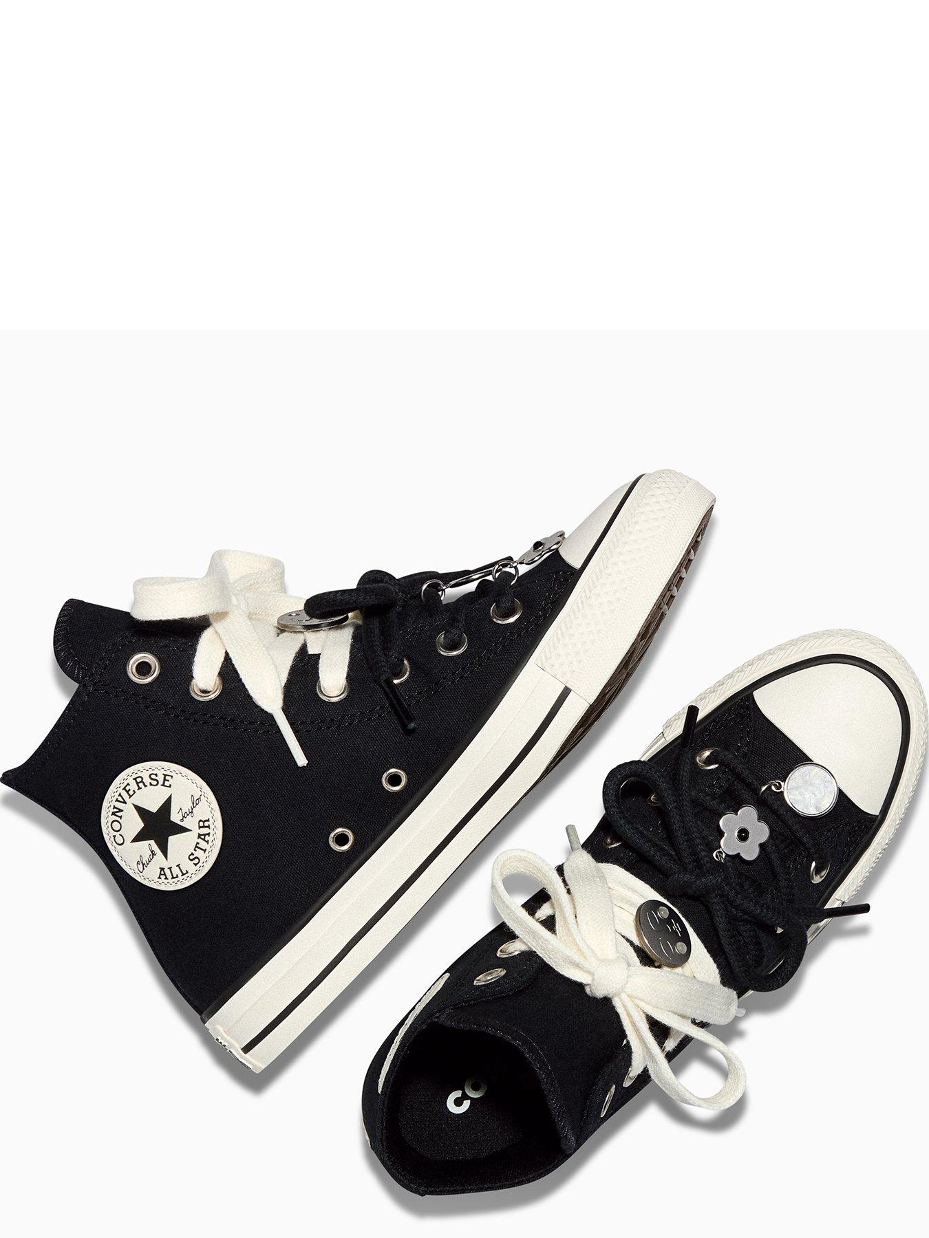 Image 4 of 5 of Converse Womens Chuck Taylor All Star Hi Portable Heirloom Trainers - Black