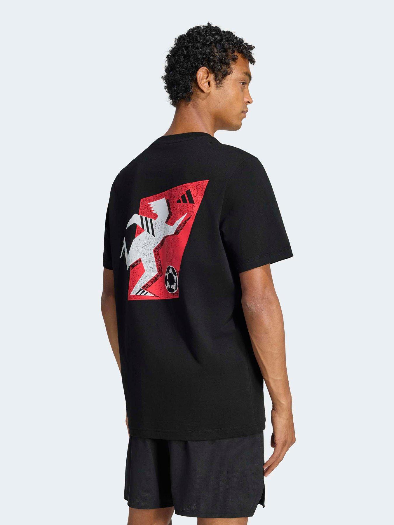 adidas Mens Predator Graphic T-shirt - Black