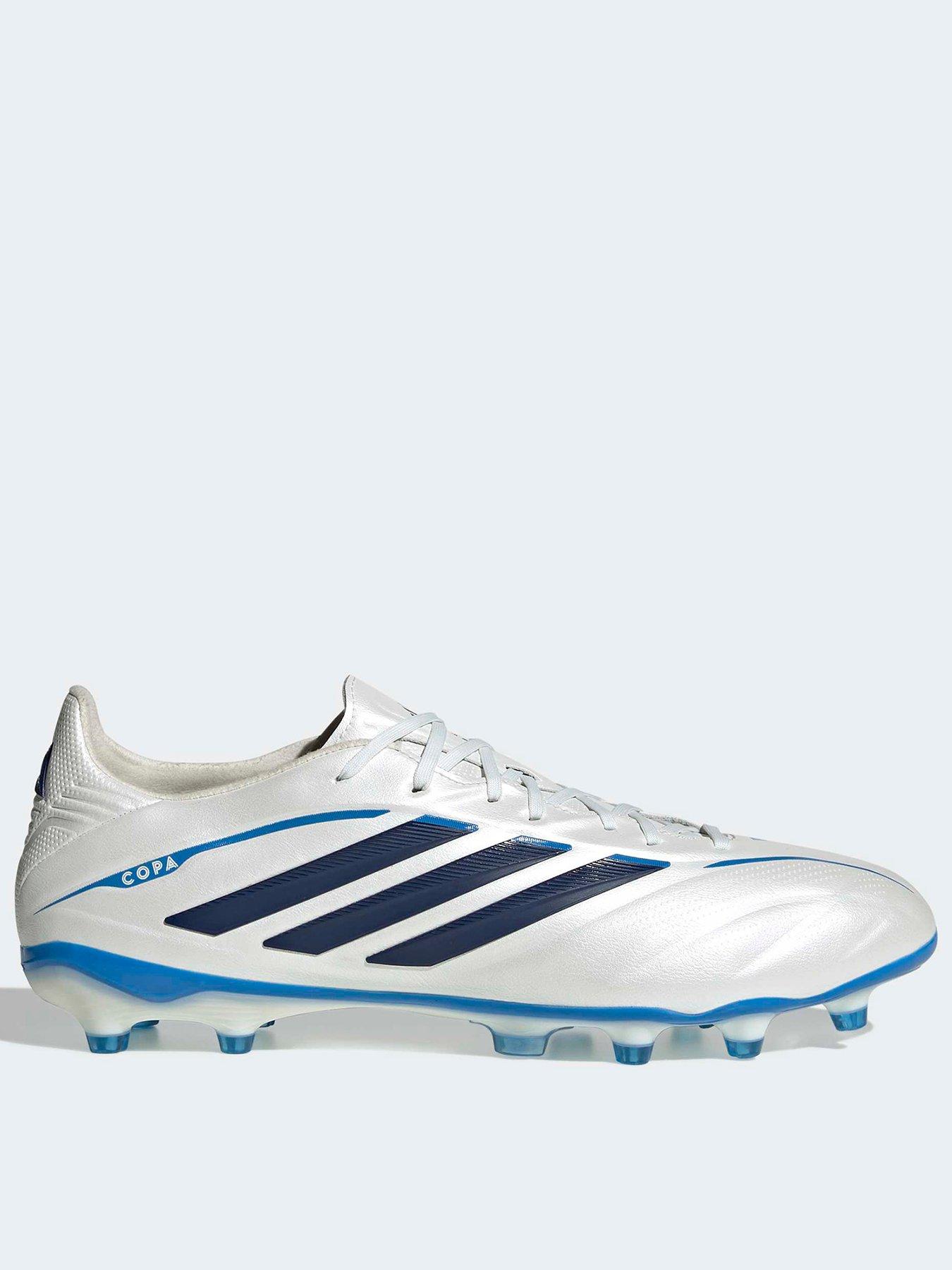 adidas Mens Copa Pure IV Pro Firm Ground Football Boots - White/Blue