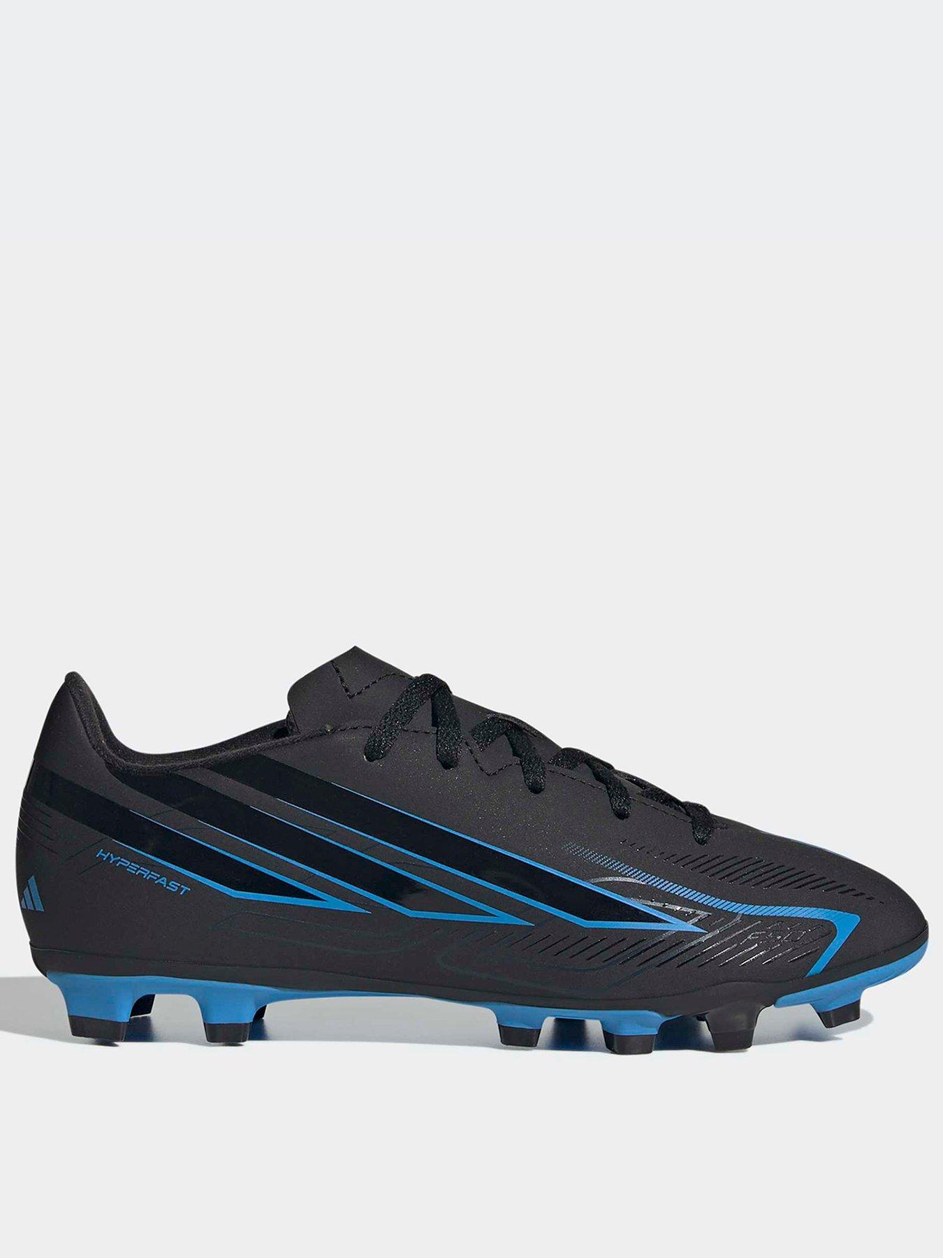 adidas Junior F50 Hyperfast Club Firm Ground Football Boots - Black