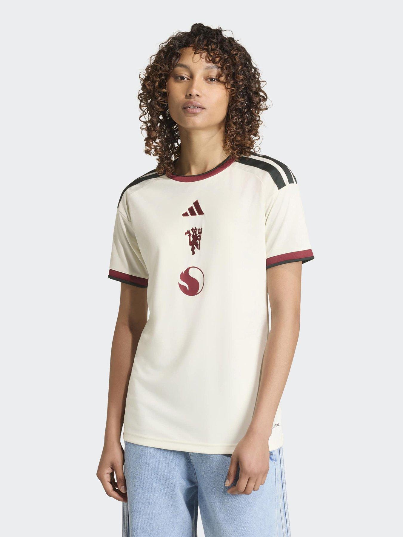 adidas Womens Manchester United 26/27 Third Stadium Replica Shirt - Cream