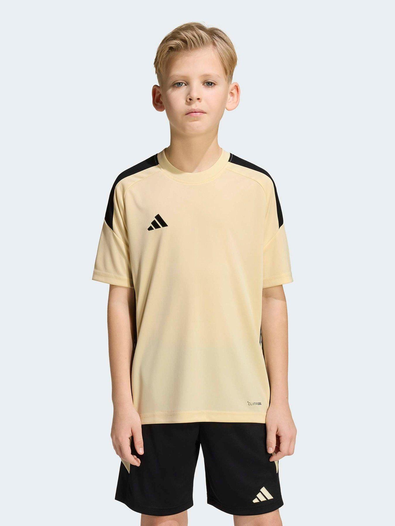 adidas Junior Football Tiro Essentials Jersey - Beige