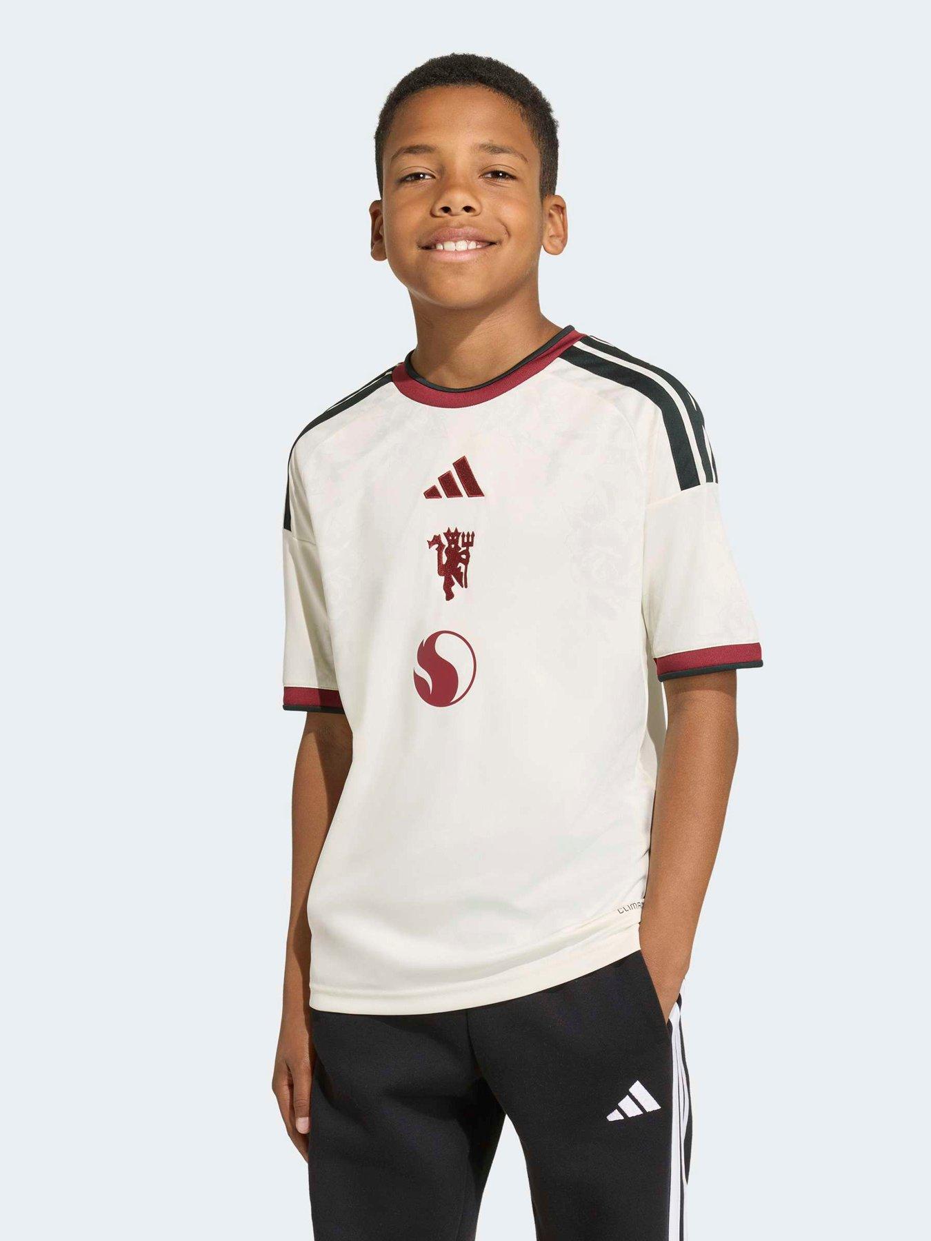 adidas Junior Manchester United 26/27 Third Stadium Replica Shirt - Cream