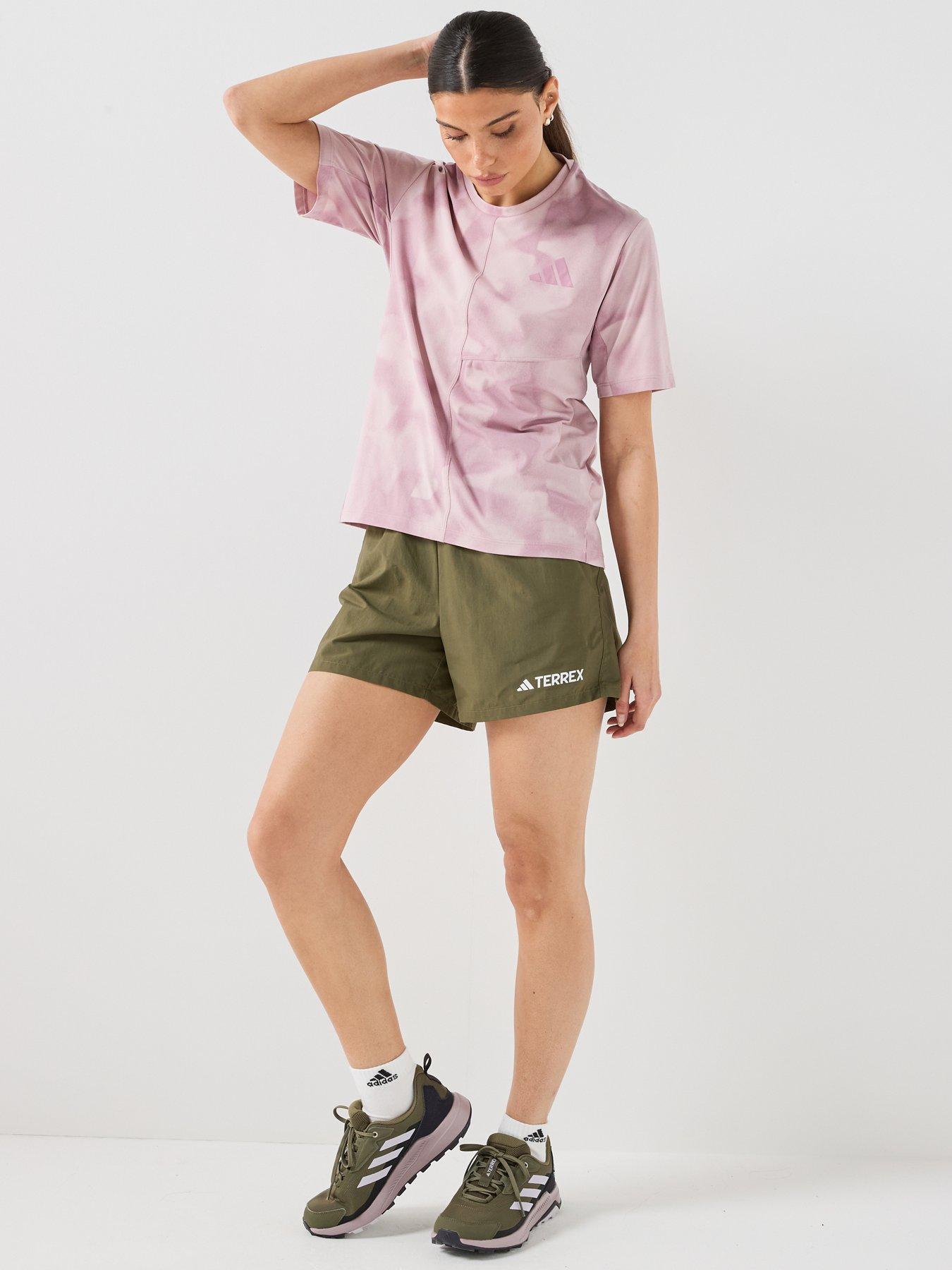 Image 3 of 6 of adidas Terrex Womens Outdoor Printed T-Shirt - Purple