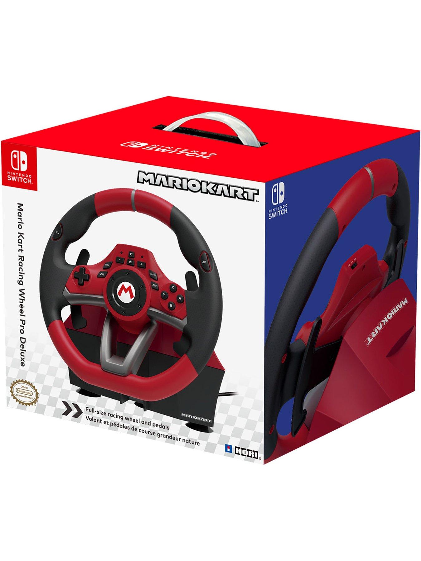 HORI Mario Kart Racing Wheel Pro Deluxe for Nintendo Switch & Nintendo ...