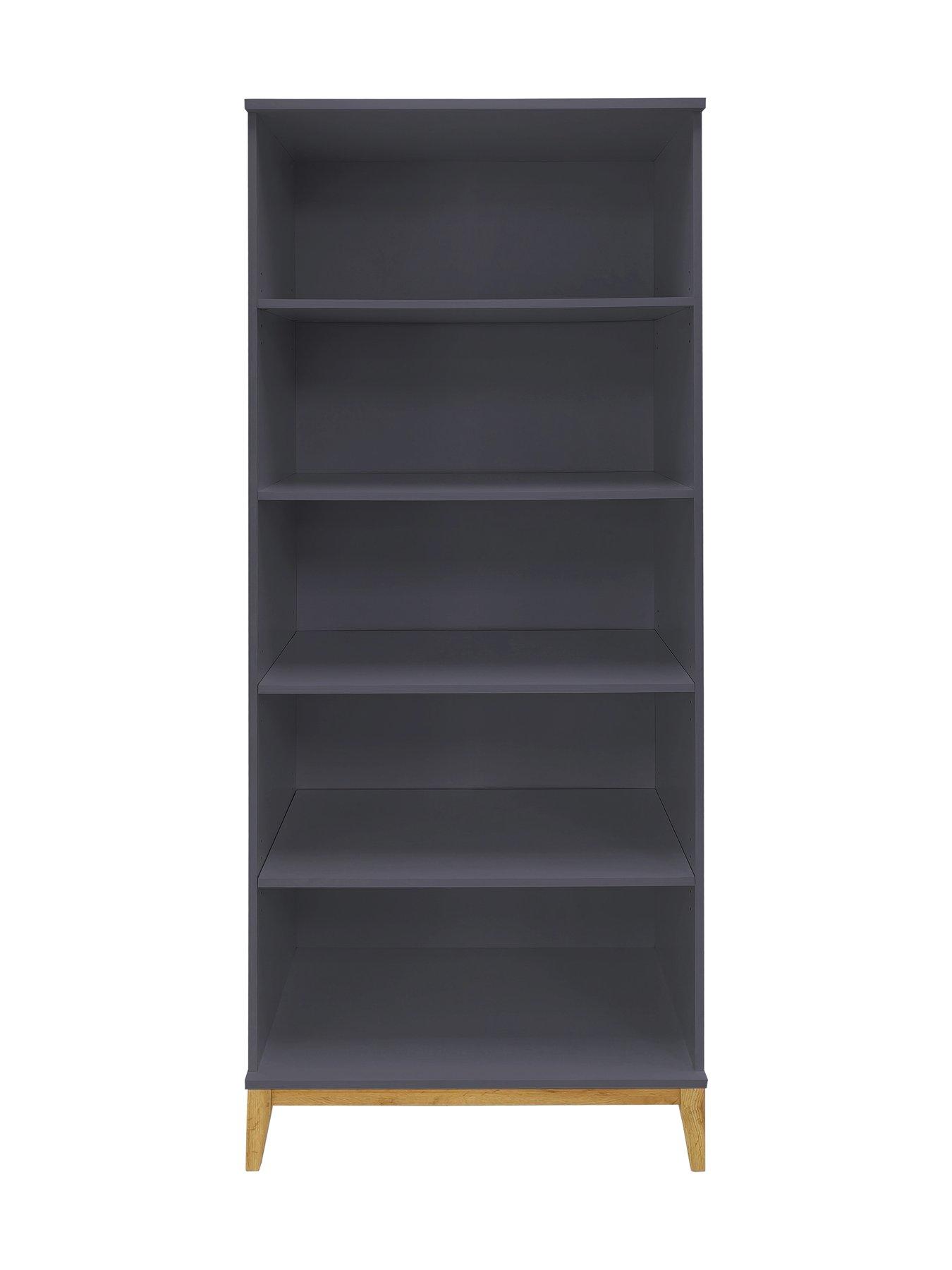 Image 4 of 7 of Dorel Home Pelle Bookcase With 4 Shelves - Grey