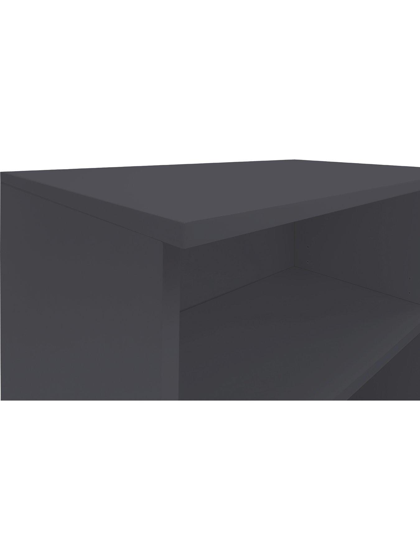 Image 6 of 7 of Dorel Home Pelle Bookcase With 4 Shelves - Grey
