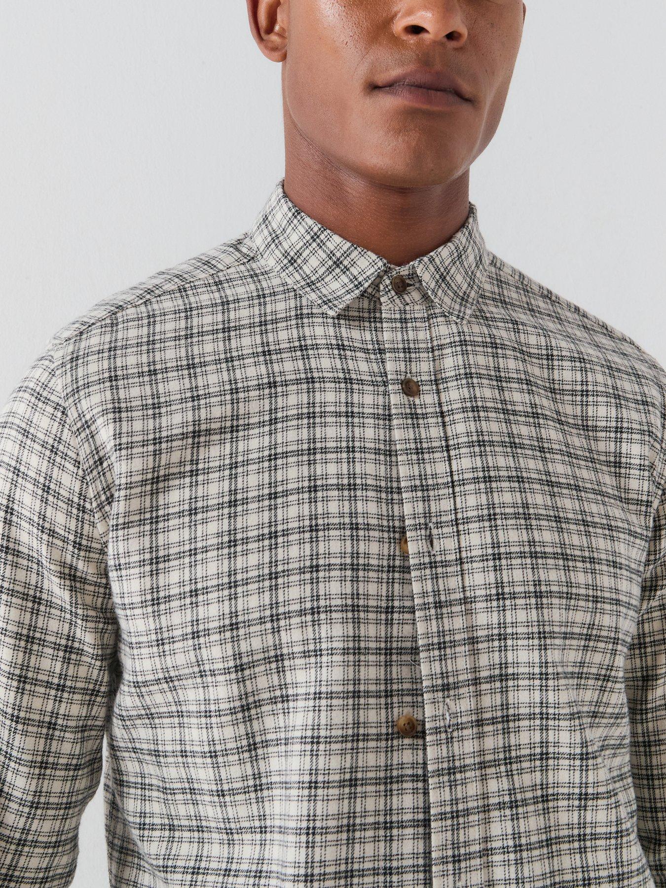 Image 4 of 6 of ONLY & SONS Only&amp;Sons Long Sleeve Checked Shirt - Black