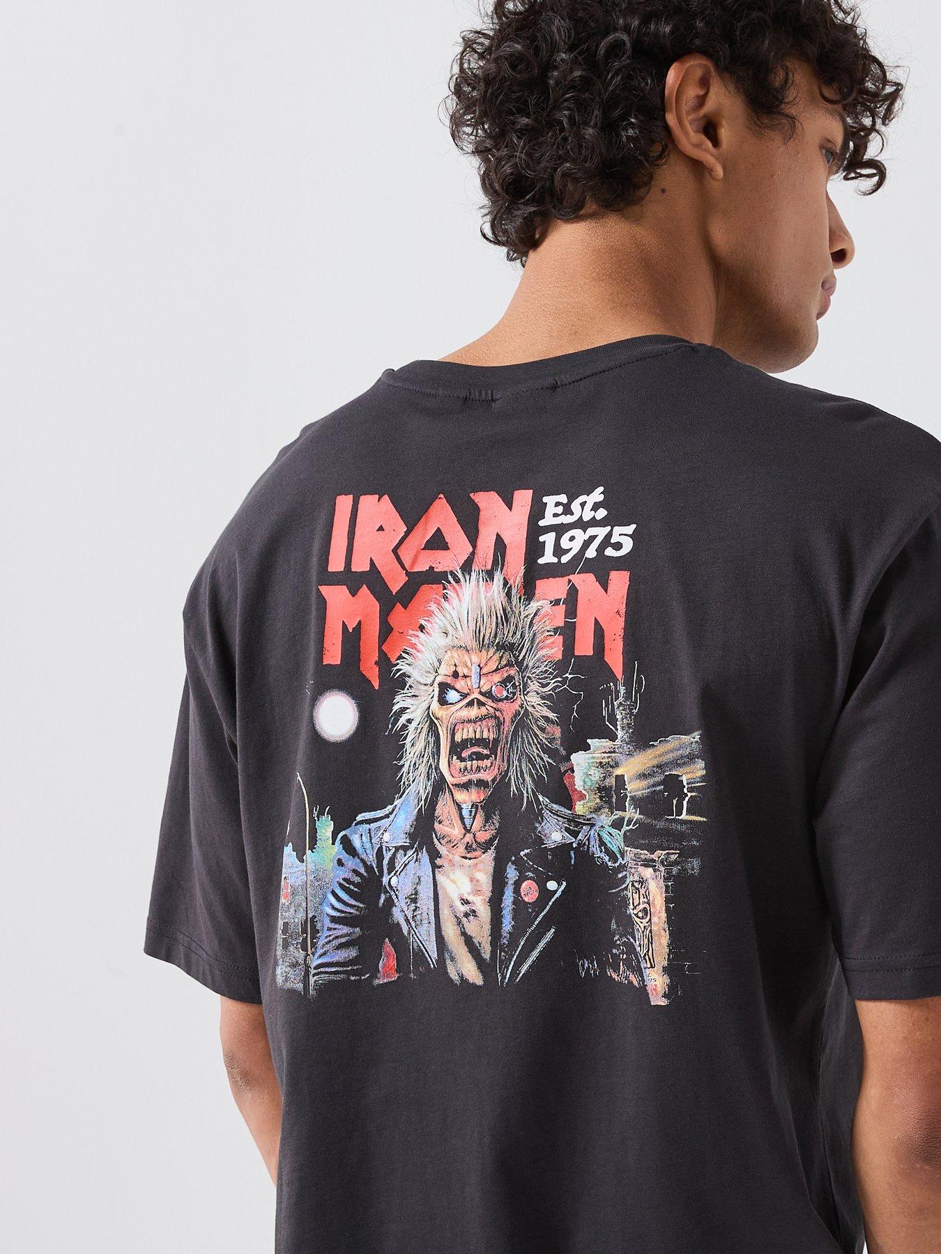 Image 5 of 6 of ONLY & SONS Only&amp;Sons Iron Maiden T-Shirt - Black