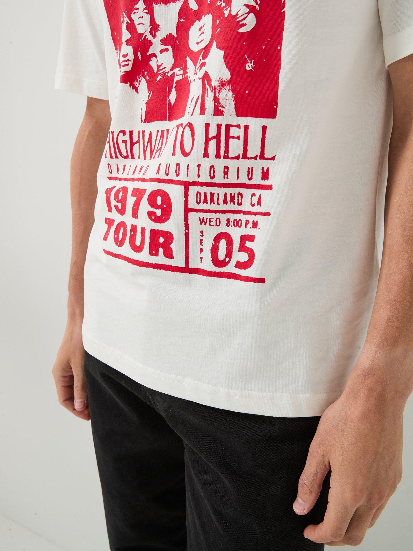 Image 5 of 6 of ONLY & SONS Only&amp;Sons ACDC T-Shirt - Cloud Dancer