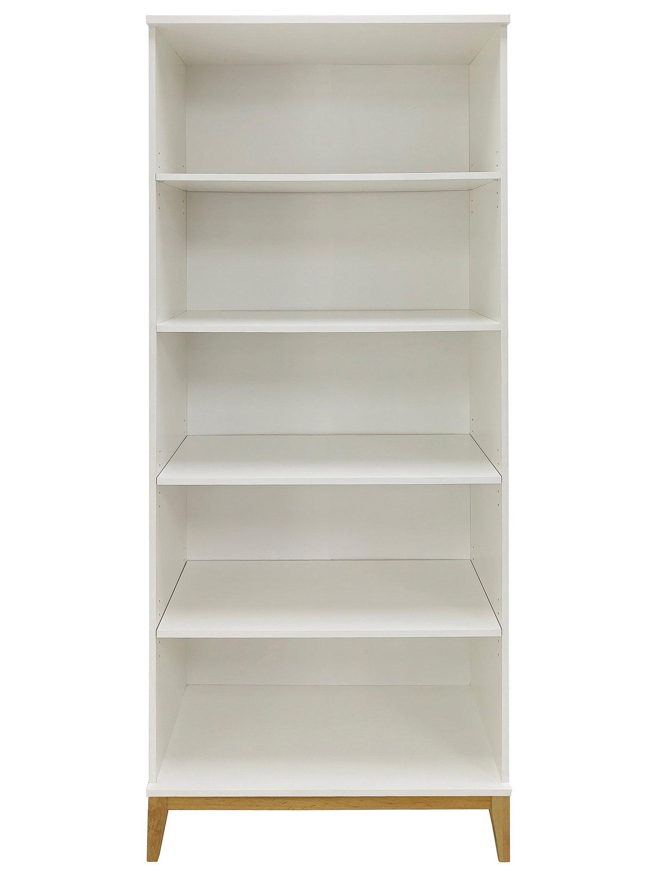 Image 4 of 7 of Dorel Home Pelle Bookcase With 4 Shelves - White