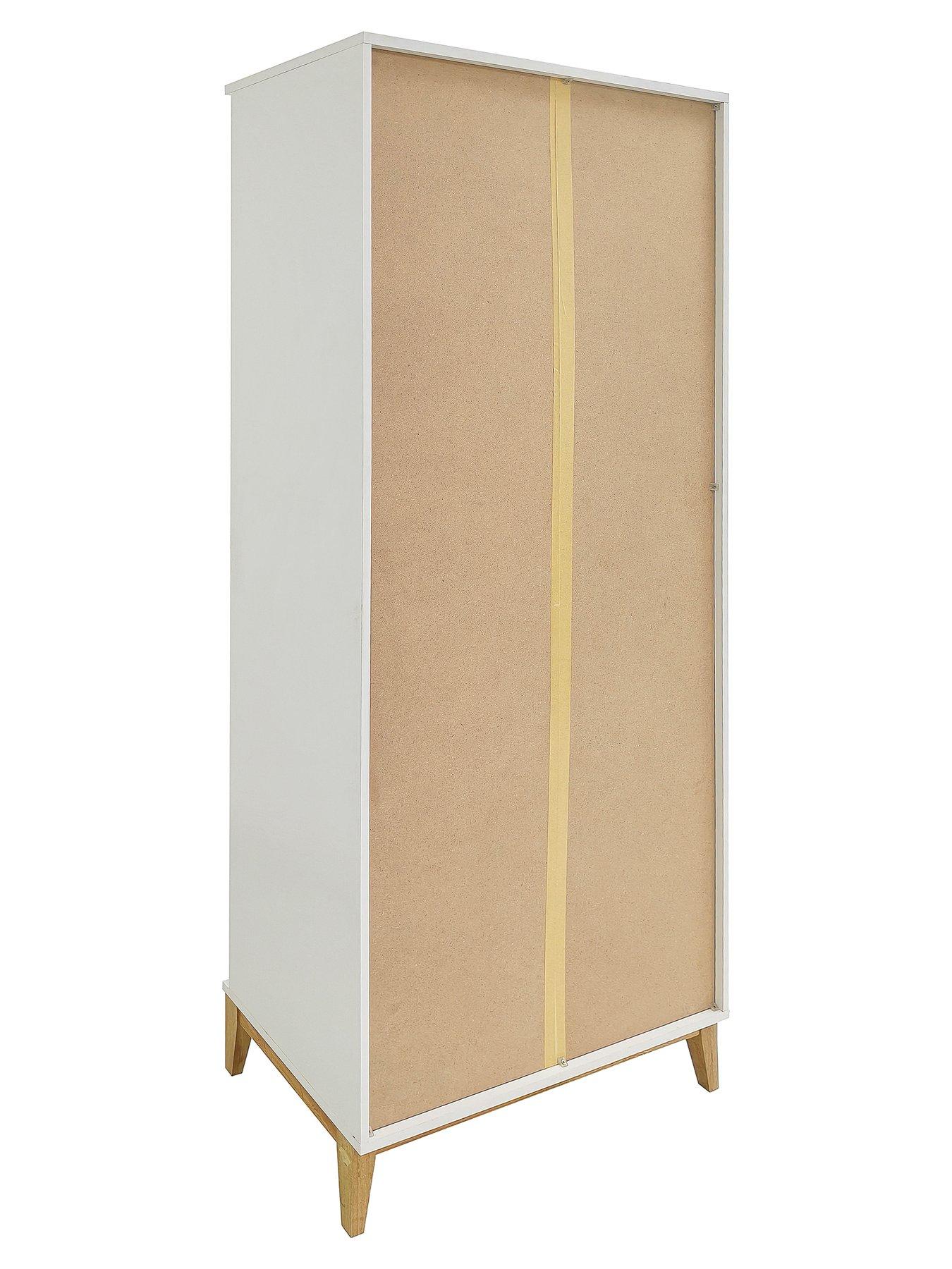 Image 5 of 7 of Dorel Home Pelle Bookcase With 4 Shelves - White