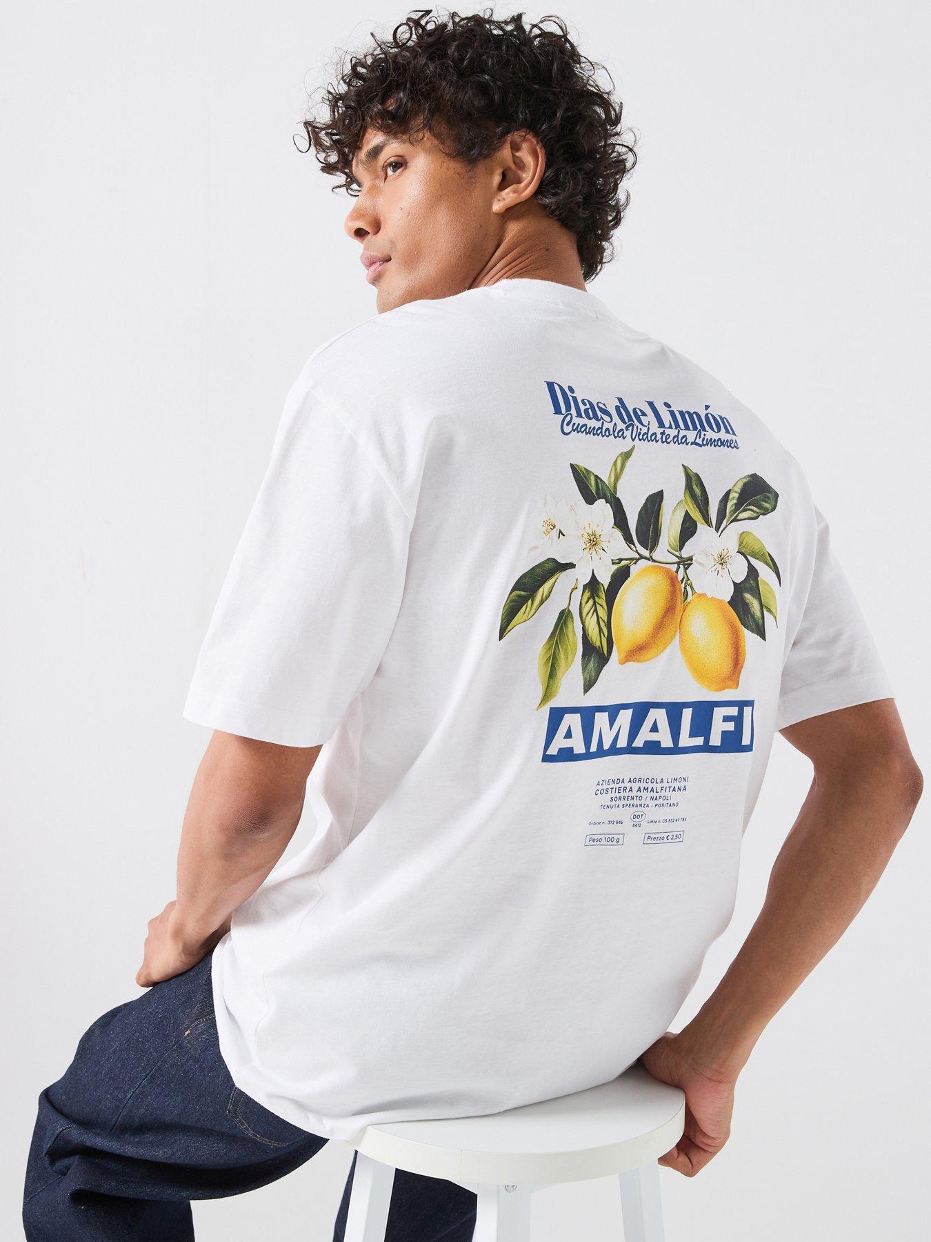 ONLY & SONS Amalfi Graphic T-Shirt - White