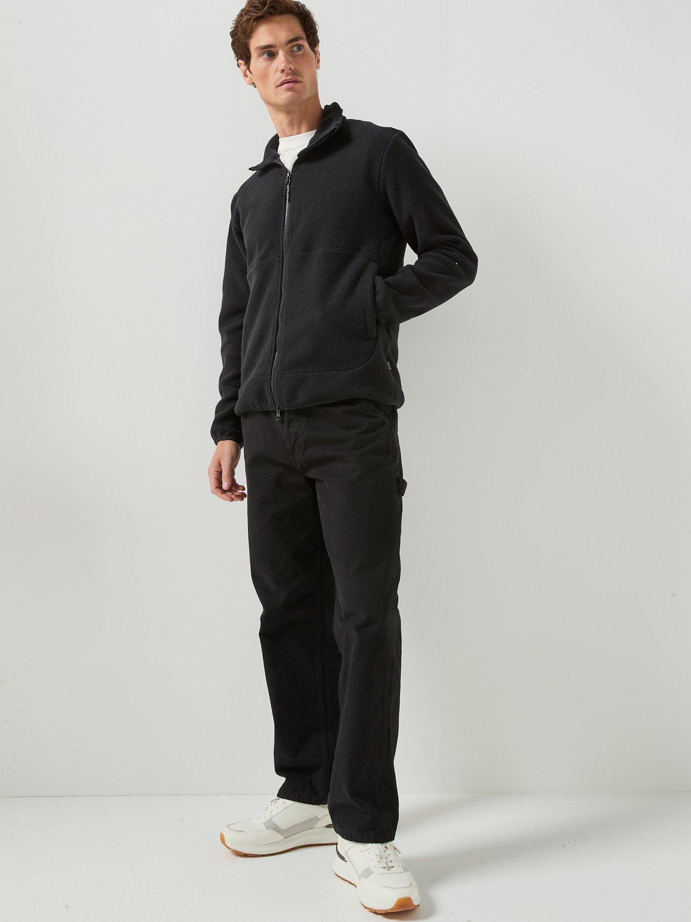 Image 3 of 5 of ONLY & SONS Only&amp;Sons Polartec Fleece Jacket - Black