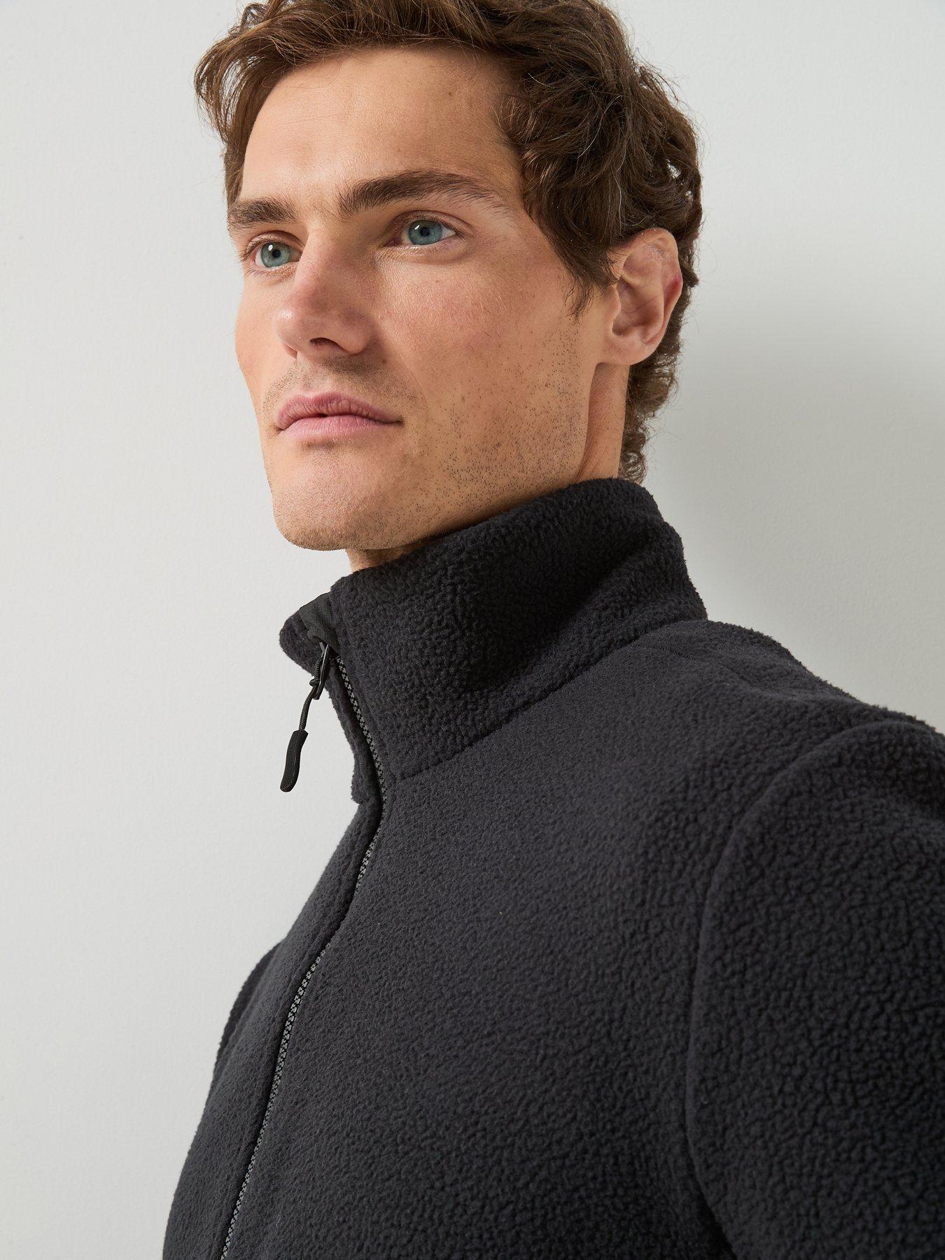Image 4 of 5 of ONLY & SONS Only&amp;Sons Polartec Fleece Jacket - Black