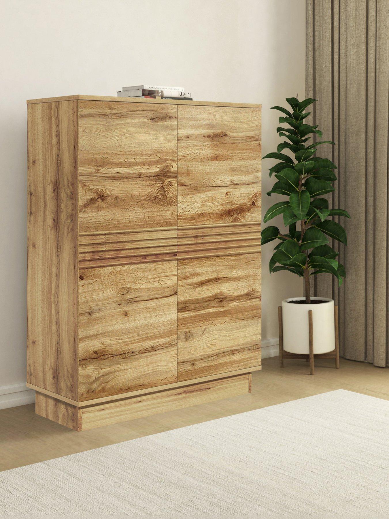 CosmoLiving by Cosmopolitan Toro 2 Door Cabinet - Oak Style