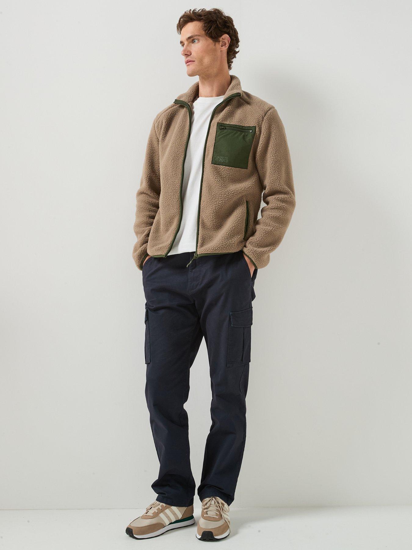Image 3 of 6 of ONLY & SONS Dallas Life Sherpa Jacket - Desert Taupe