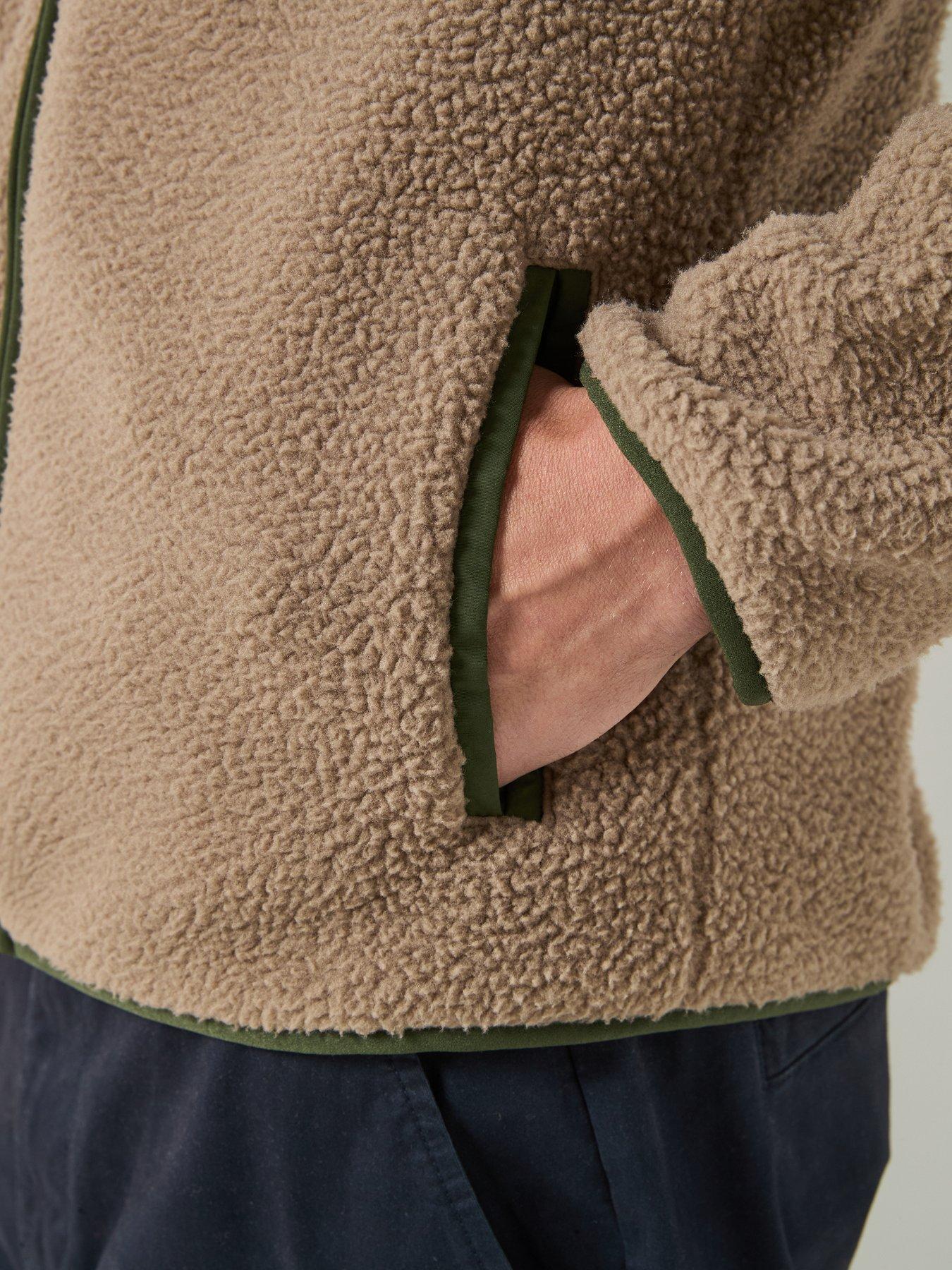 Image 6 of 6 of ONLY & SONS Dallas Life Sherpa Jacket - Desert Taupe