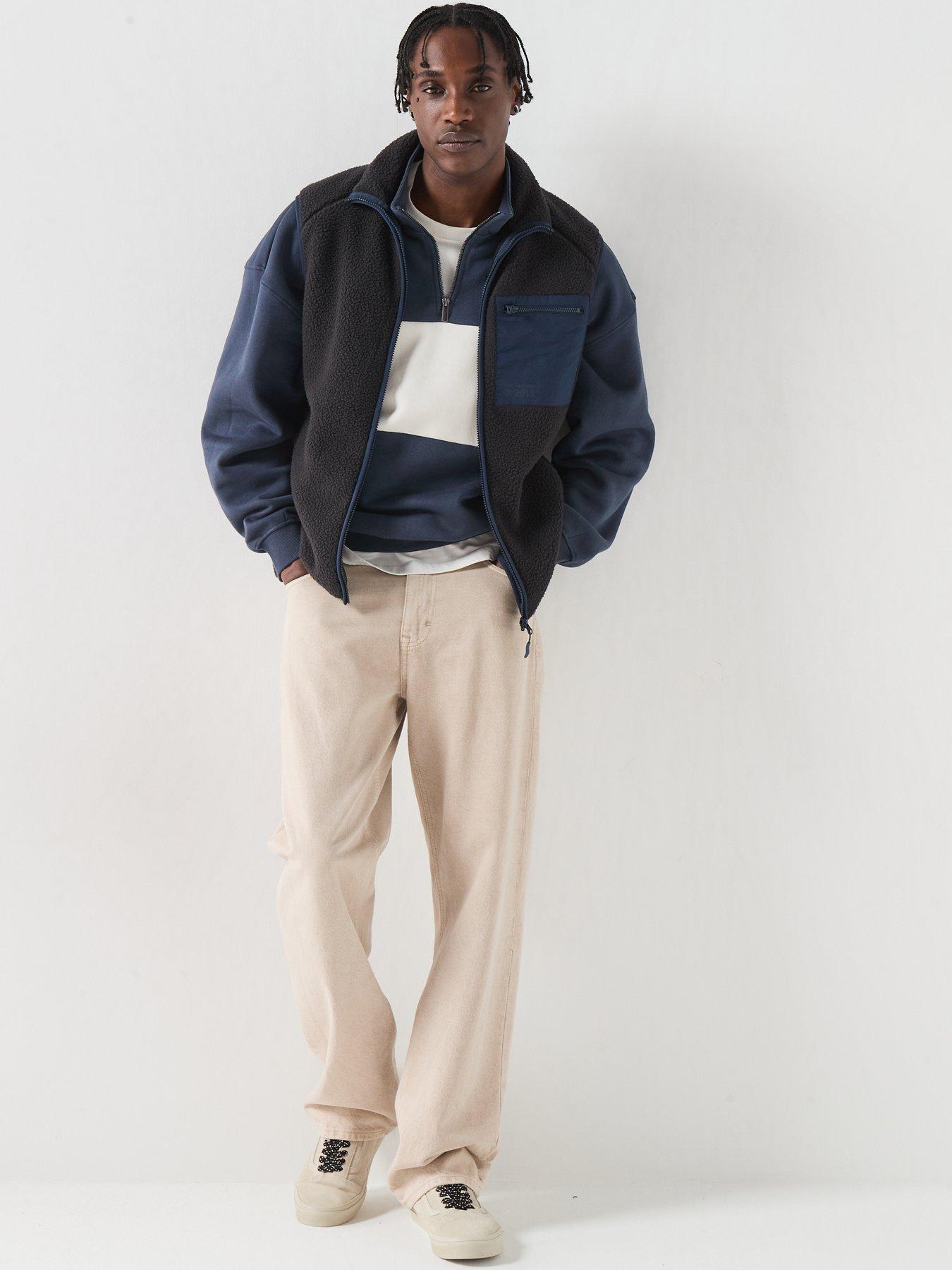 Image 3 of 6 of ONLY & SONS Dallas Life Sherpa Gilet - Phantom