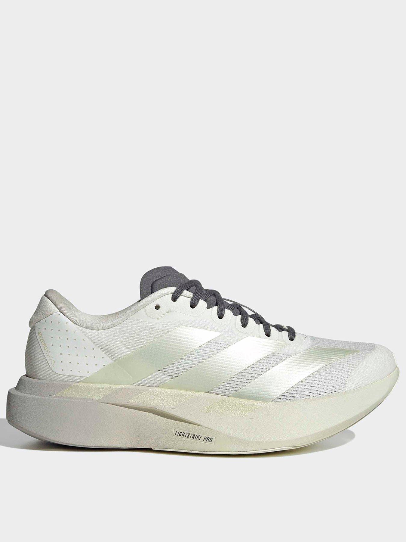 Image 1 of 6 of adidas Womens Running Adizero Evo Sl Trainer - White