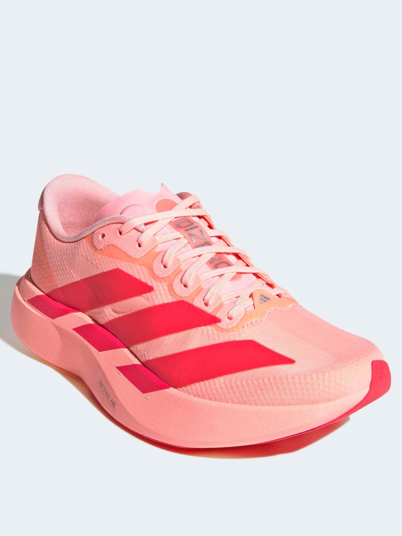 Image 2 of 7 of adidas Womens Running Adizero Evo Sl Woven Trainer - Pink
