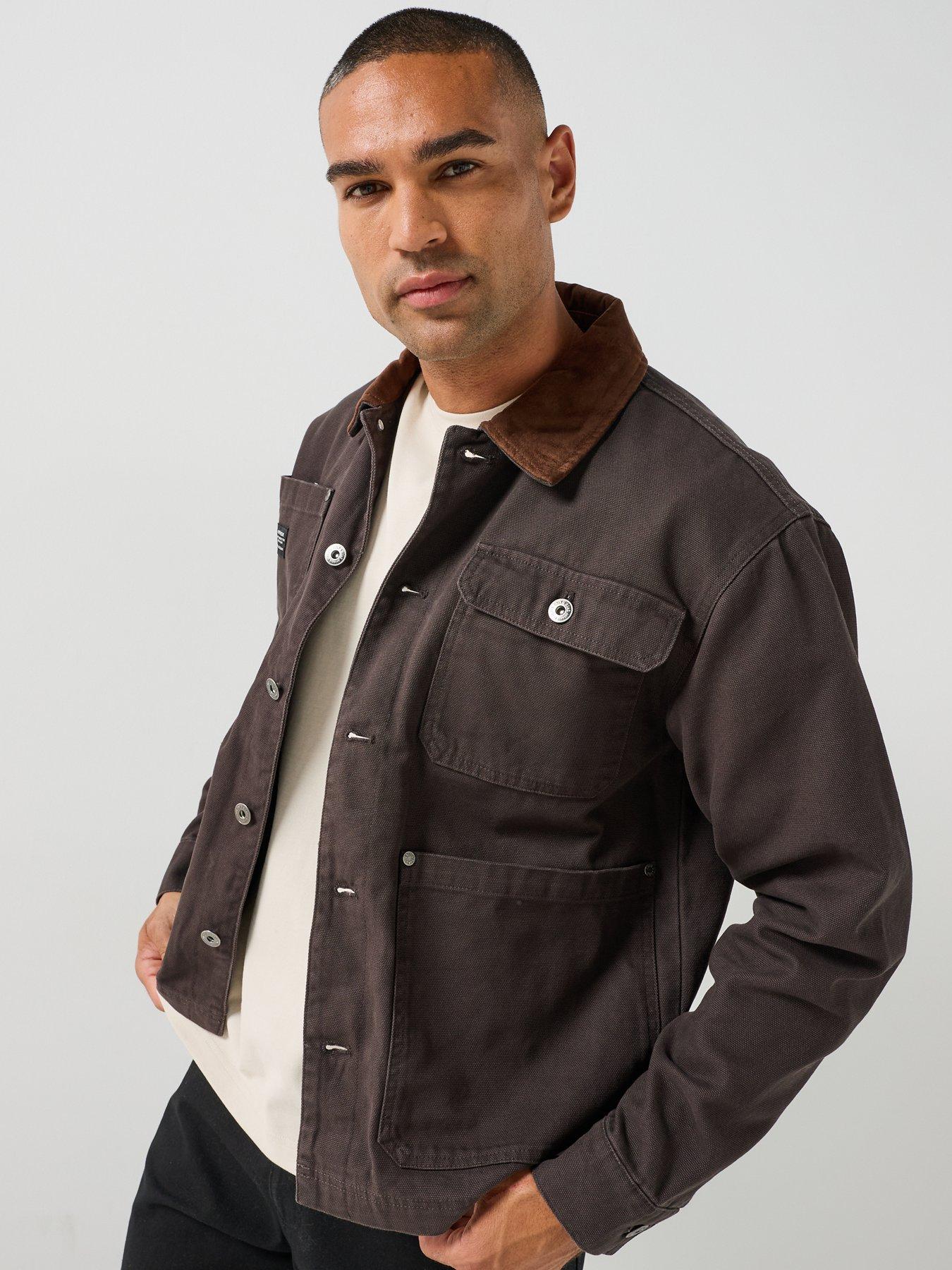 Image 6 of 6 of ONLY & SONS Ricky Cotton Jacket - Licorice