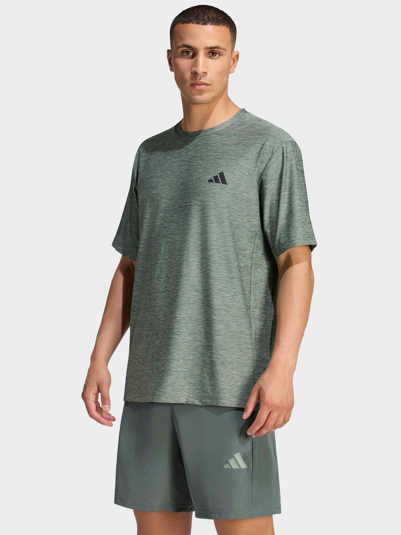 adidas Mens Training Workout Essentials T-shirt - Green