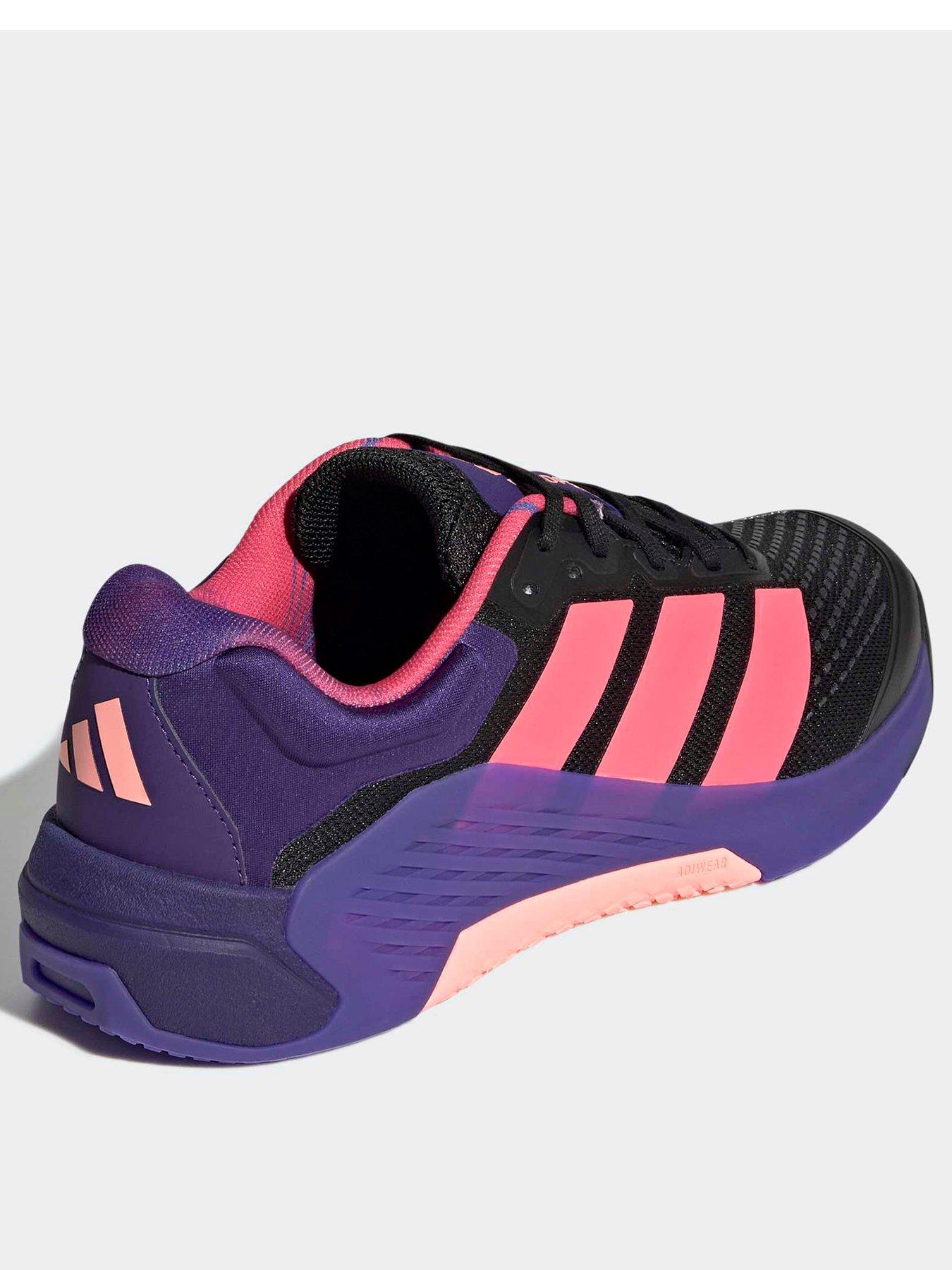 Image 3 of 7 of adidas Womens Training Dropset 4 Trainer - Black/pink
