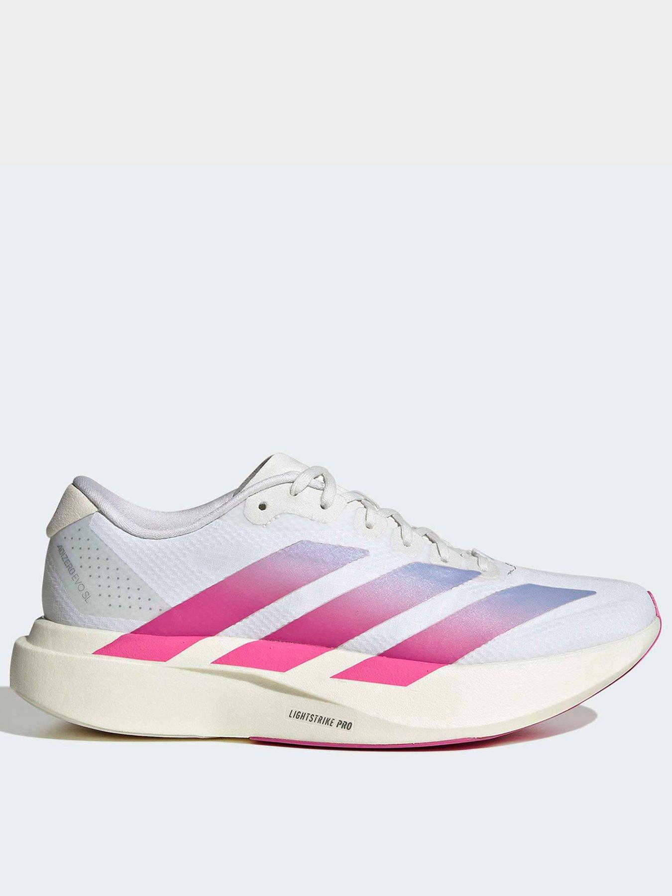 adidas Womens Running Adizero Evo Sl Woven Trainer - White