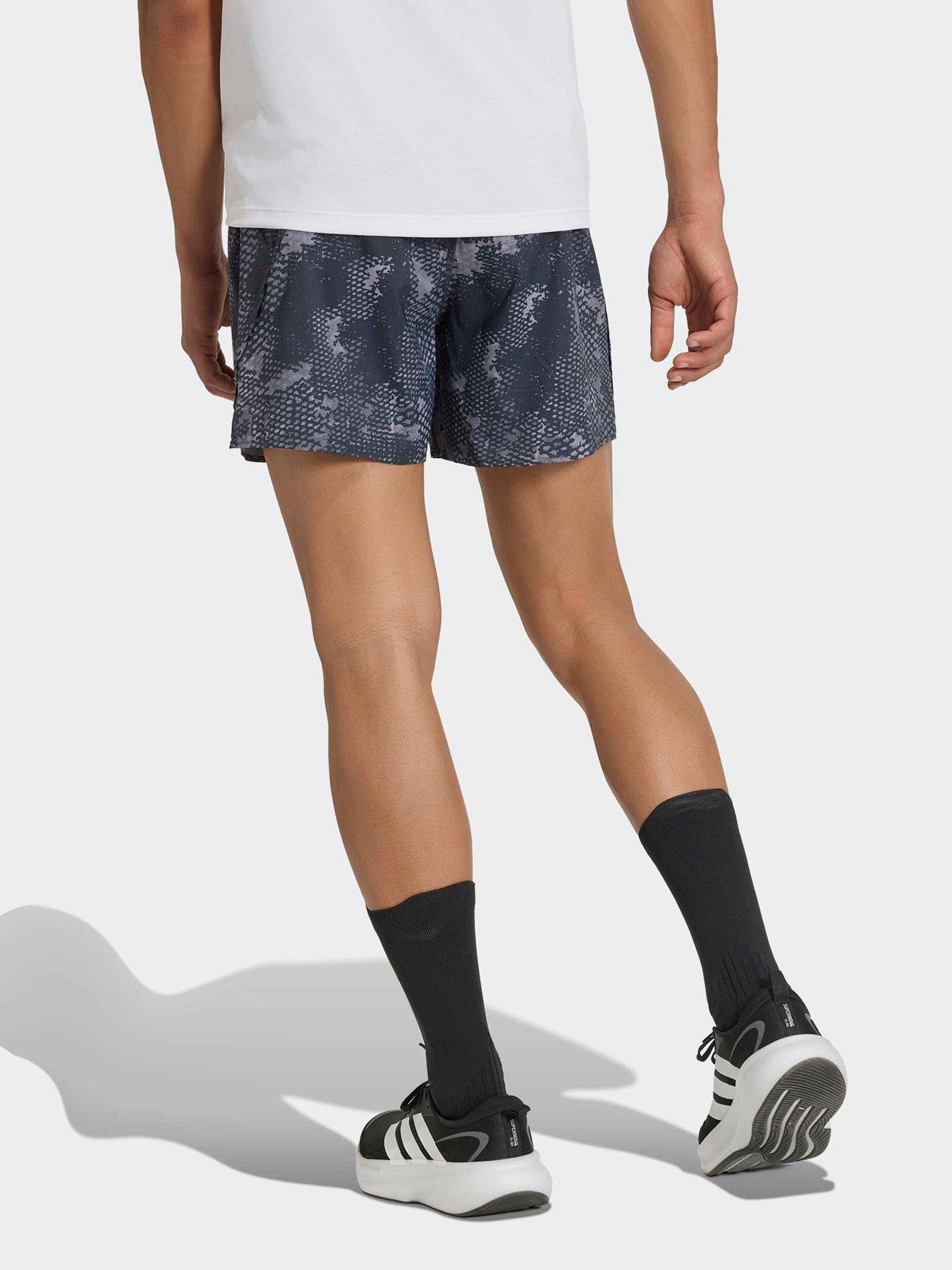 Image 2 of 6 of adidas Mens Running Animal Pack Shorts - Grey